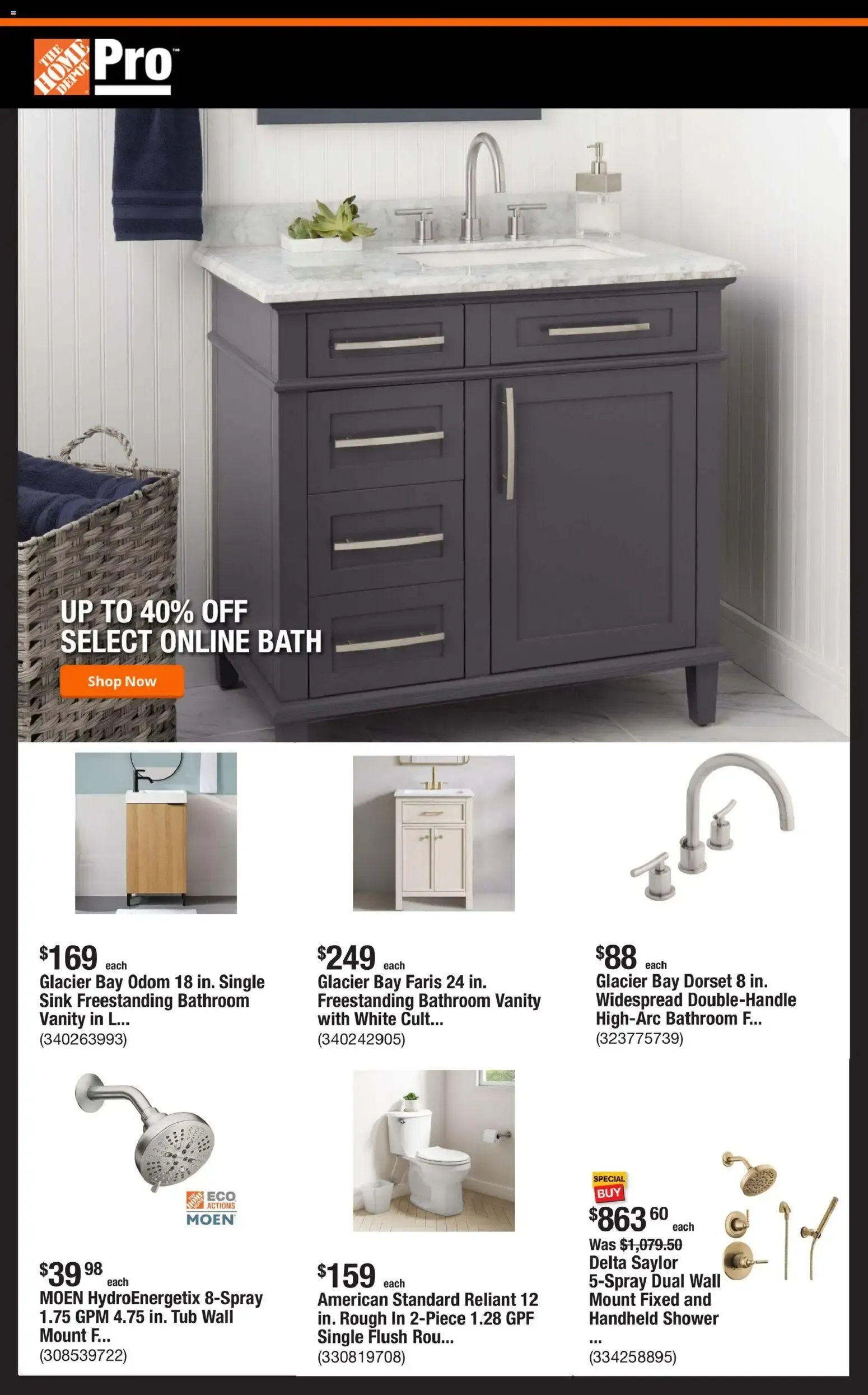 Weekly ad Home Depot Weekly Ad from 10/05/2026 - Flyer from October 5 to October 12 2026 - Page 1
