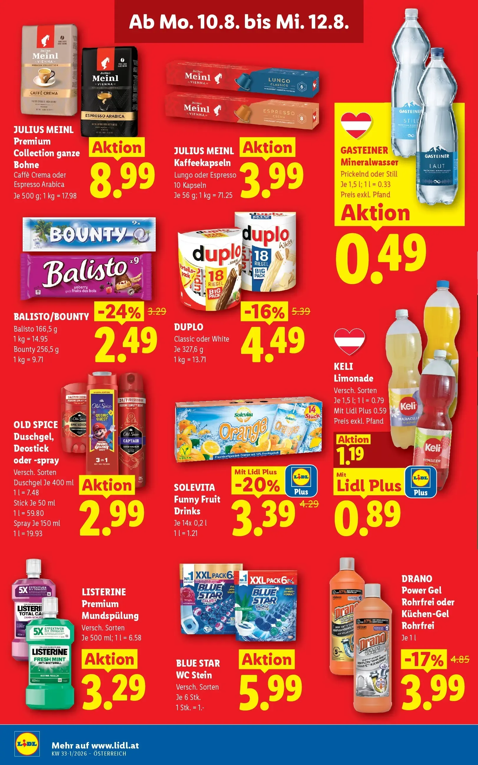 Lidl Plus Österreichs günstigste Preise von 6. August bis 8. August 2026 - Flugblätt seite  43