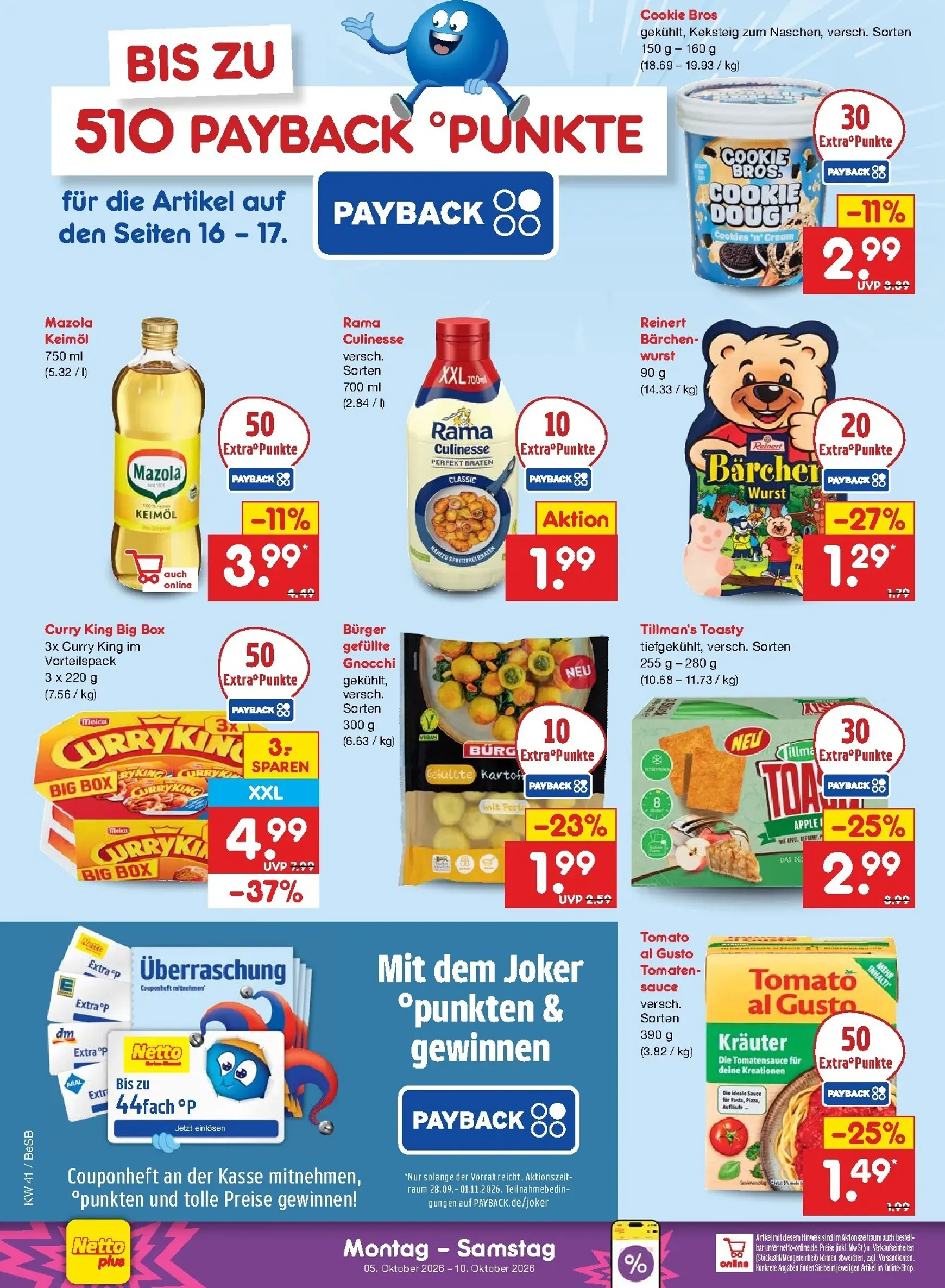 Netto Marken Discount Prospekt – von Montag 05.10.2026 bis Samstag 10.10.2026 von 5. Oktober bis 10. Oktober 2026 - Prospekt seite 17