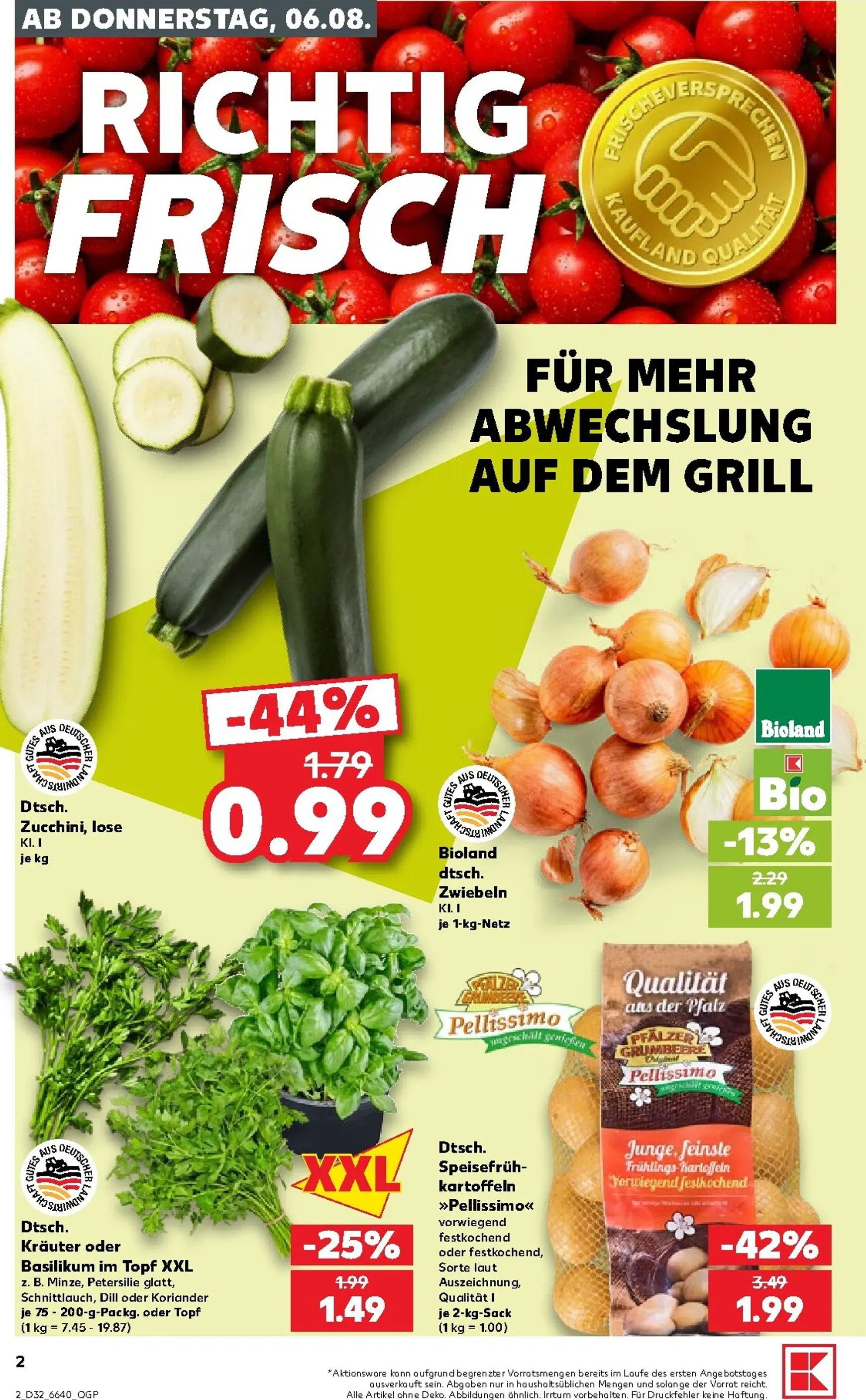 Kaufland Prospekt nächste Woche – von Donnerstag 06.08.2026 bis Mittwoch 12.08.2026 von 6. August bis 12. August 2026 - Prospekt seite 2