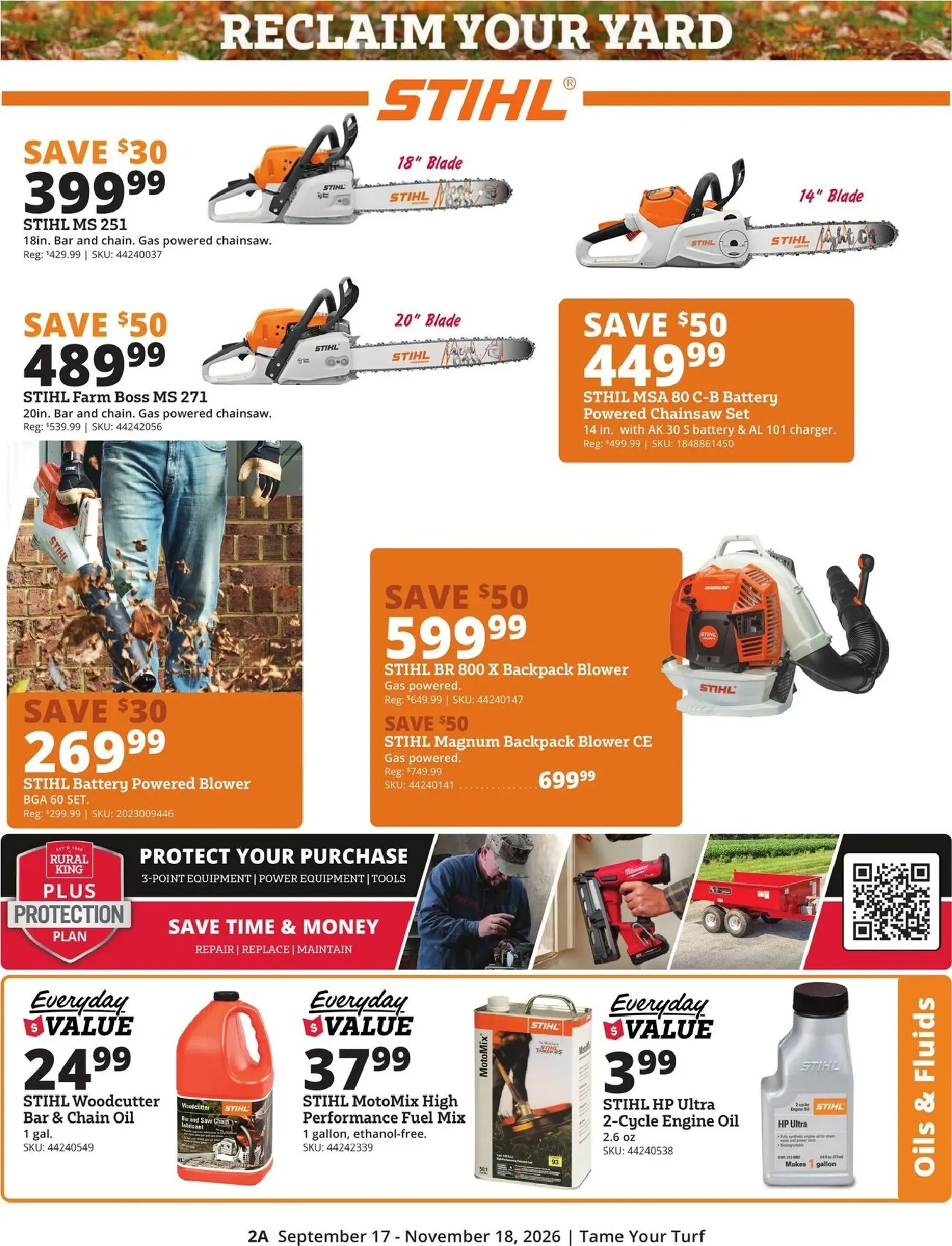 Weekly ad Rural King | Tame Your Turf from September 17 to November 18 2026 - Page 2