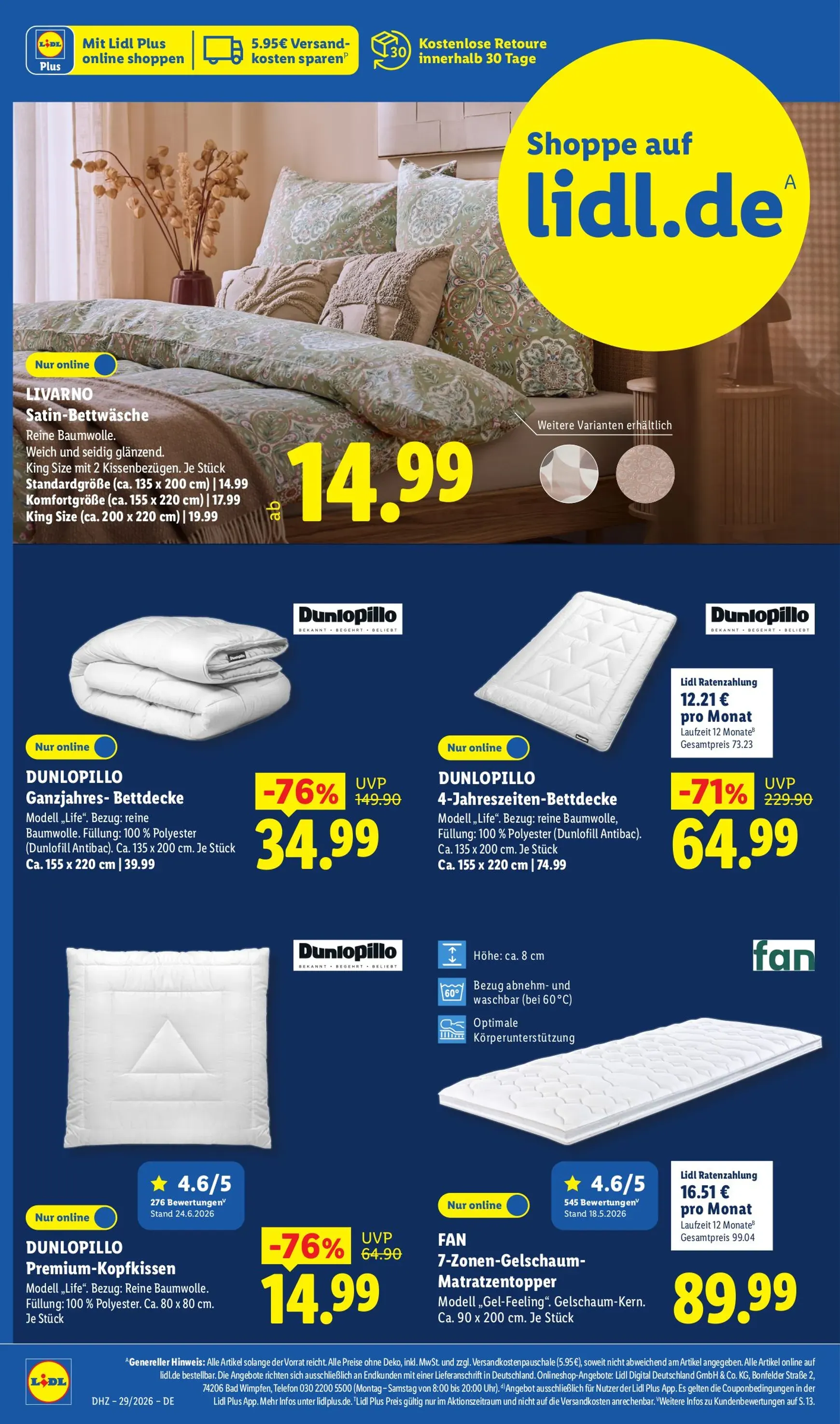 Lidl - Angebot der Woche Prospekt nächste Woche – von Montag 13.07.2026 bis Samstag 18.07.2026 von 13. Juli bis 18. Juli 2026 - Prospekt seite 22