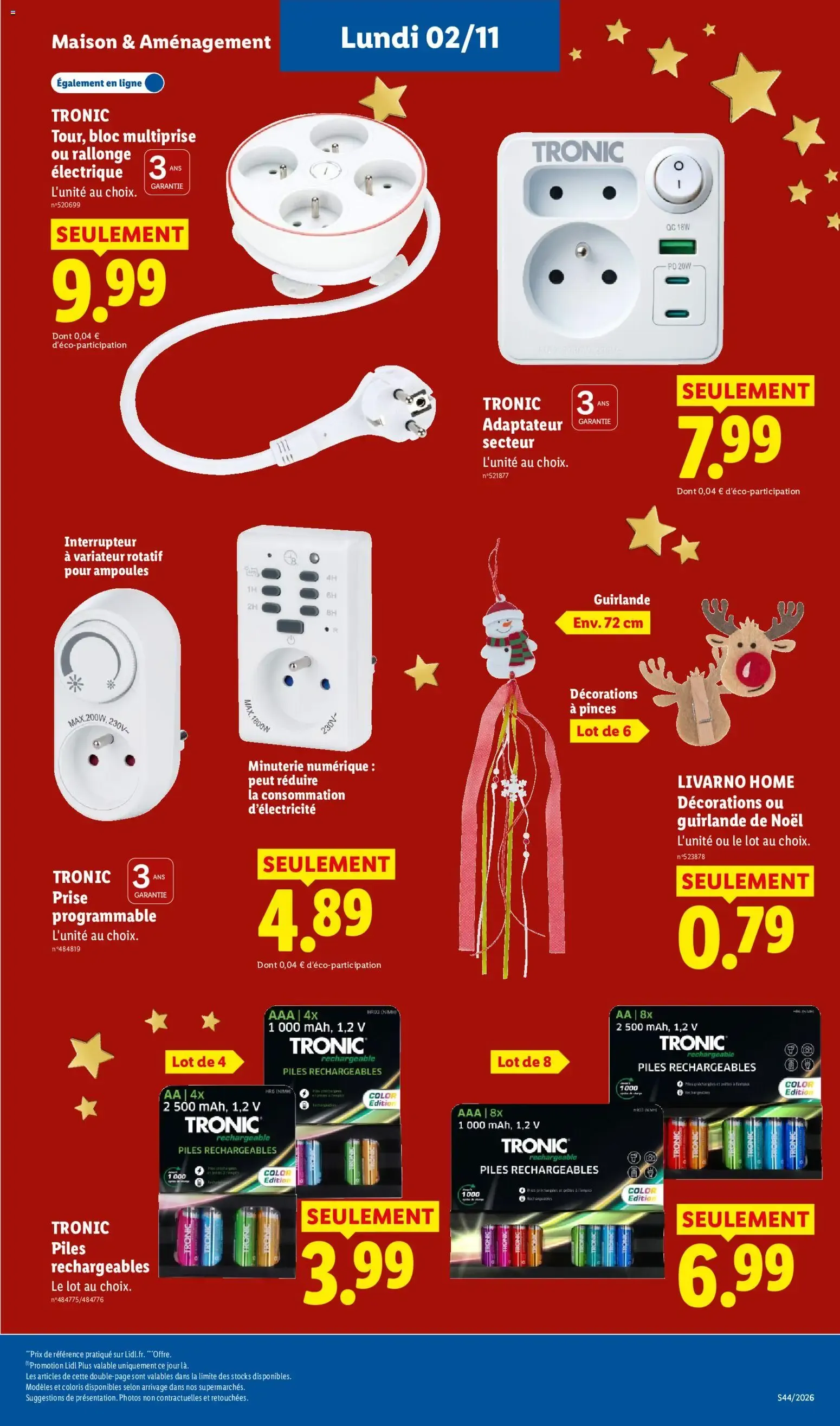 LIDL: Faites briller les fêtes à prix minis ! du 29 octobre au 4 novembre 2026 - Catalogue page 58