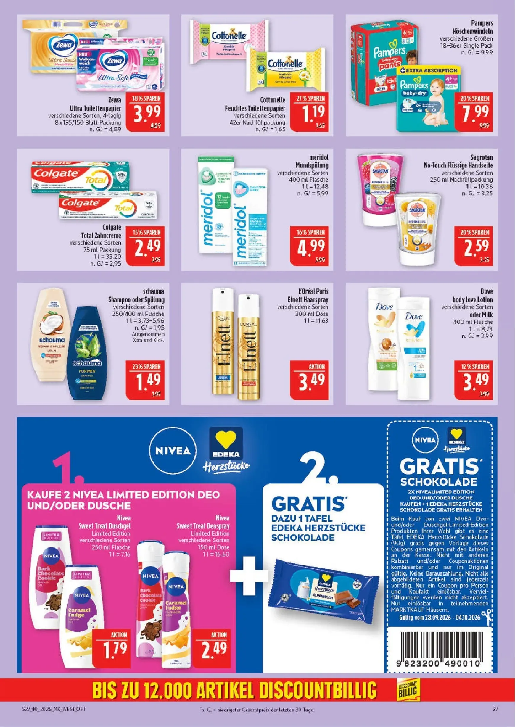 Marktkauf Prospekt nächste Woche – von Montag 28.09.2026 bis Freitag 02.10.2026 von 28. September bis 2. Oktober 2026 - Prospekt seite 27