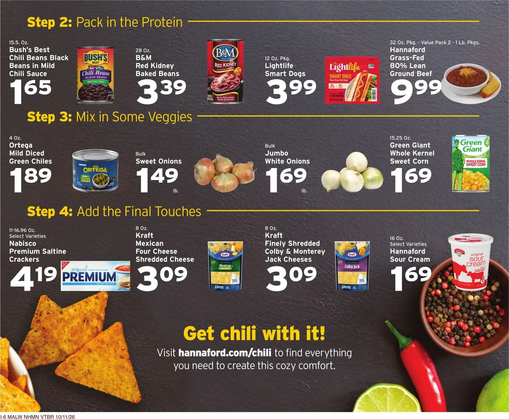 Weekly promotion Current Hannaford leaflet valid from Sunday 10/11/2026 to Saturday 10/17/2026 spanning from October 11 to October 17 2026 - Page 14 for Catalogue 365