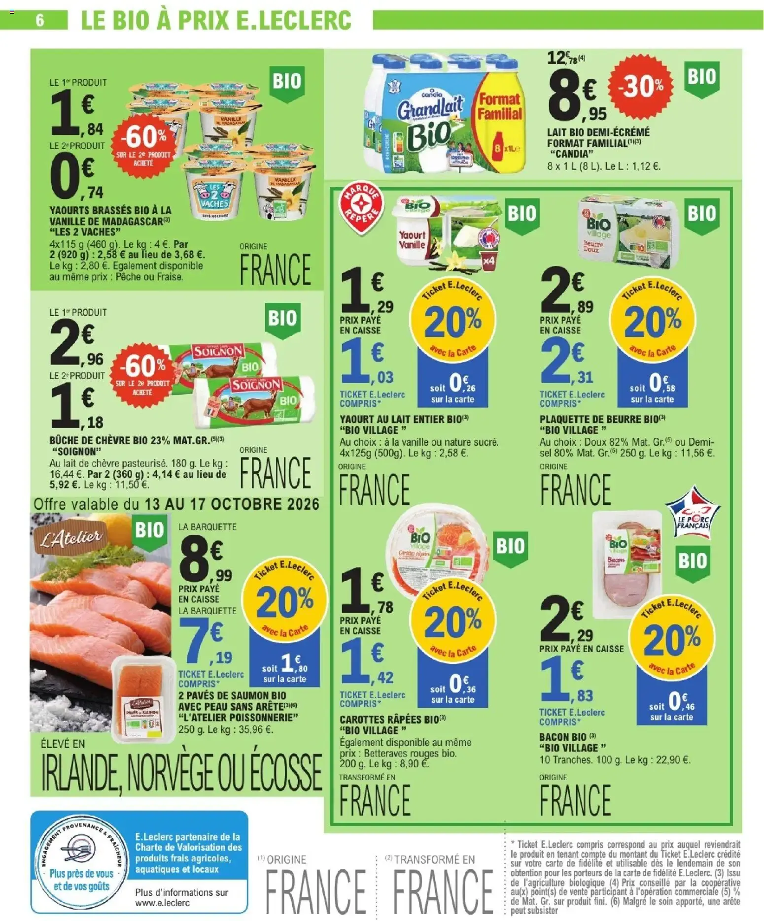 Catalogue E.Leclerc du 13/10/2026 | Nouveau promo prospectus du 13 octobre au 24 octobre 2026 - Catalogue page 6