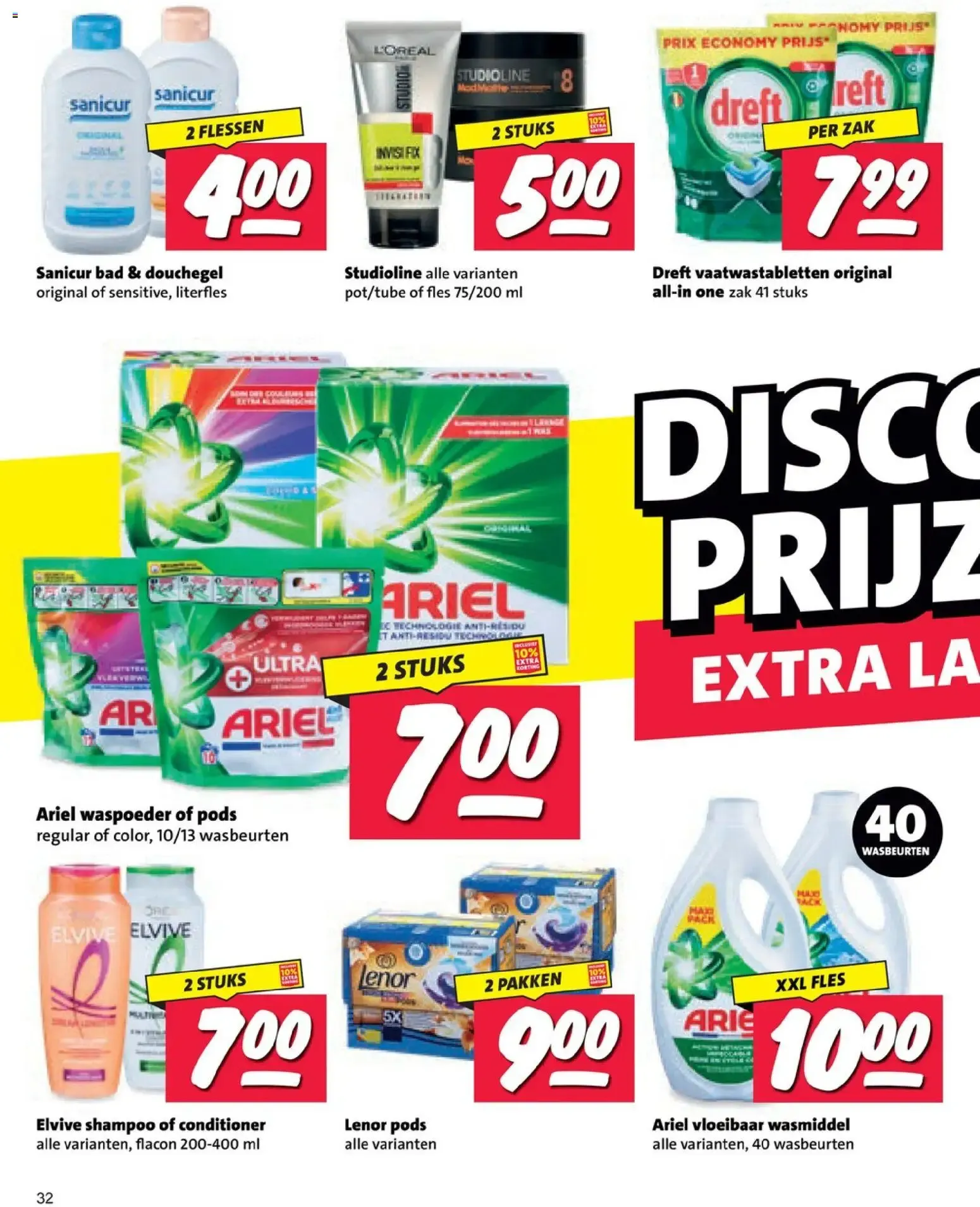 Nettorama MERKENDISCOUNT - DISCOUNT PRIJS! Budgetboodschappen nergens goedkoper! van 7 september tot 13 september 2026 - Folder pagina 32