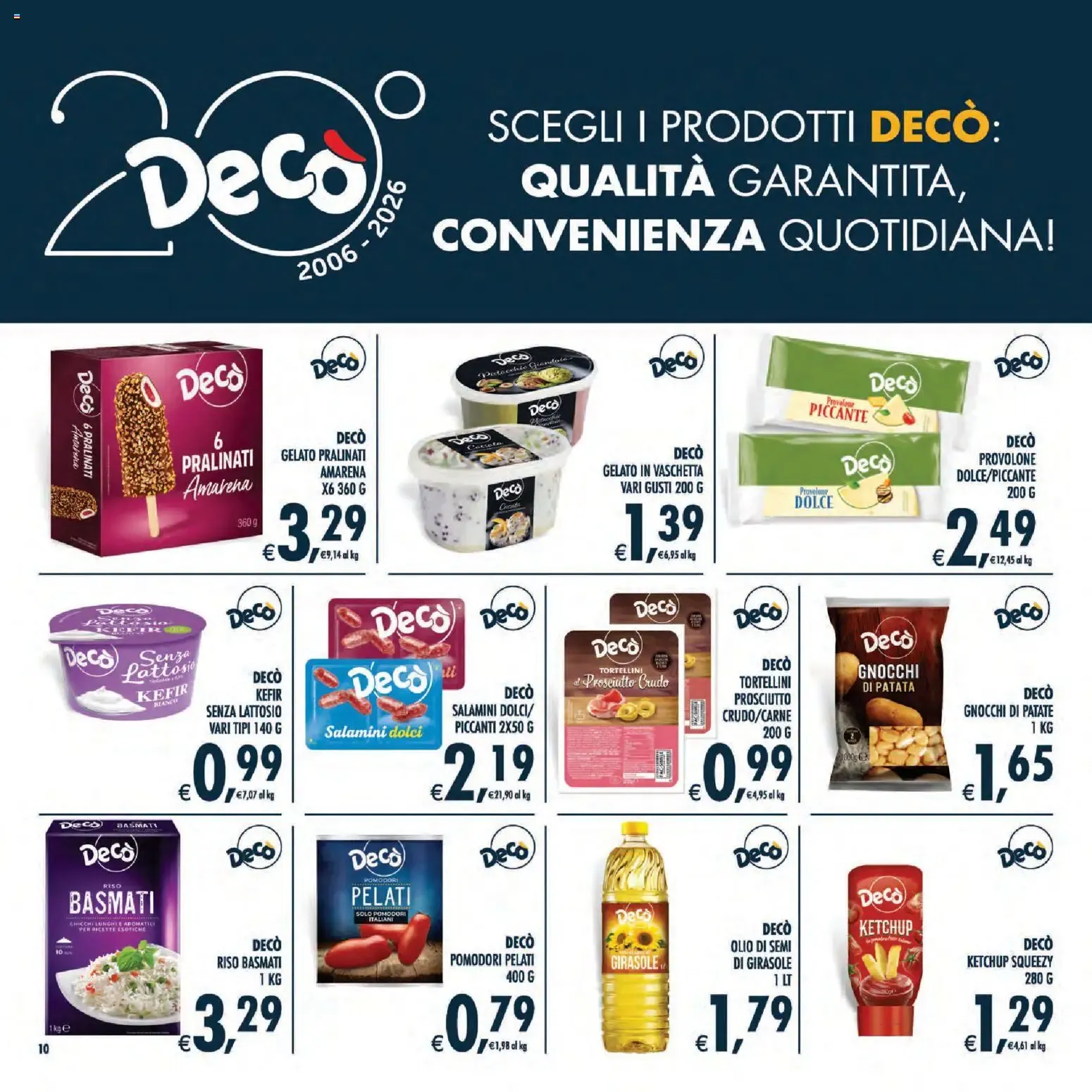 Nuovo Decò volantino Maxistore, Supermercati Lipari dal 01/09/2026 > offerte anteprima 🛍️ da 1 settembre a 10 settembre di 2026 - Pagina del volantino 10