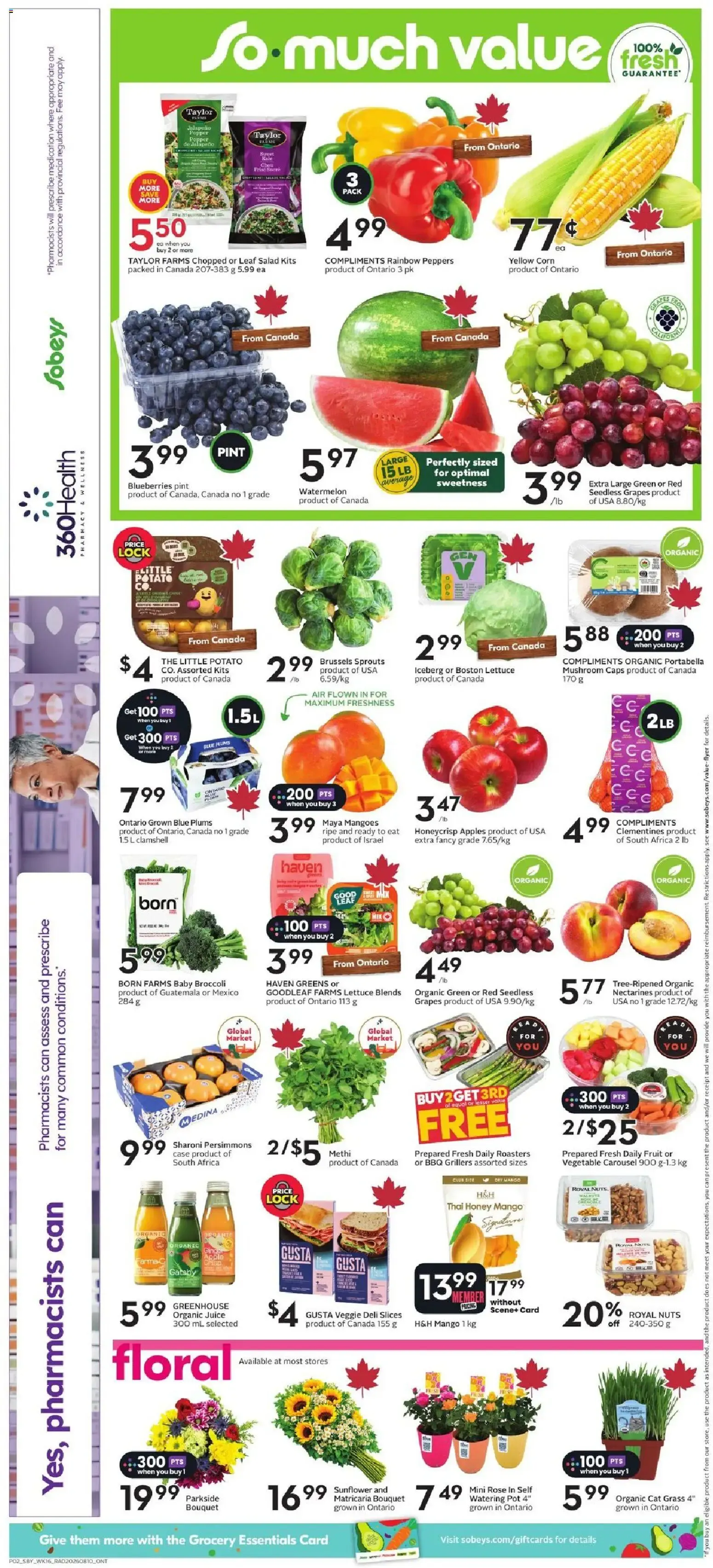 Sobeys weekly flyer / circulaire from Aug 13, 2026 > weekly specials & deals from August 13 to August 19 2026 - flyer page 5