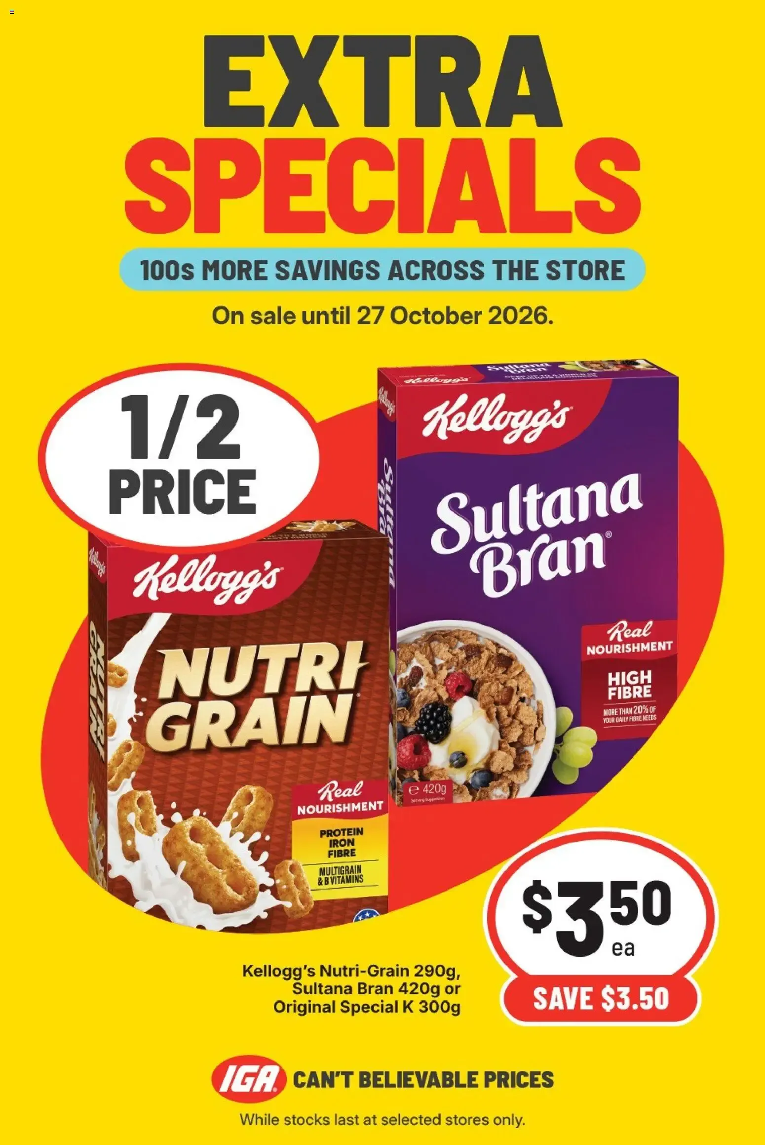 IGA Extra Specials - Catalogue valid from 21 October to 27 October 2026 - page 3