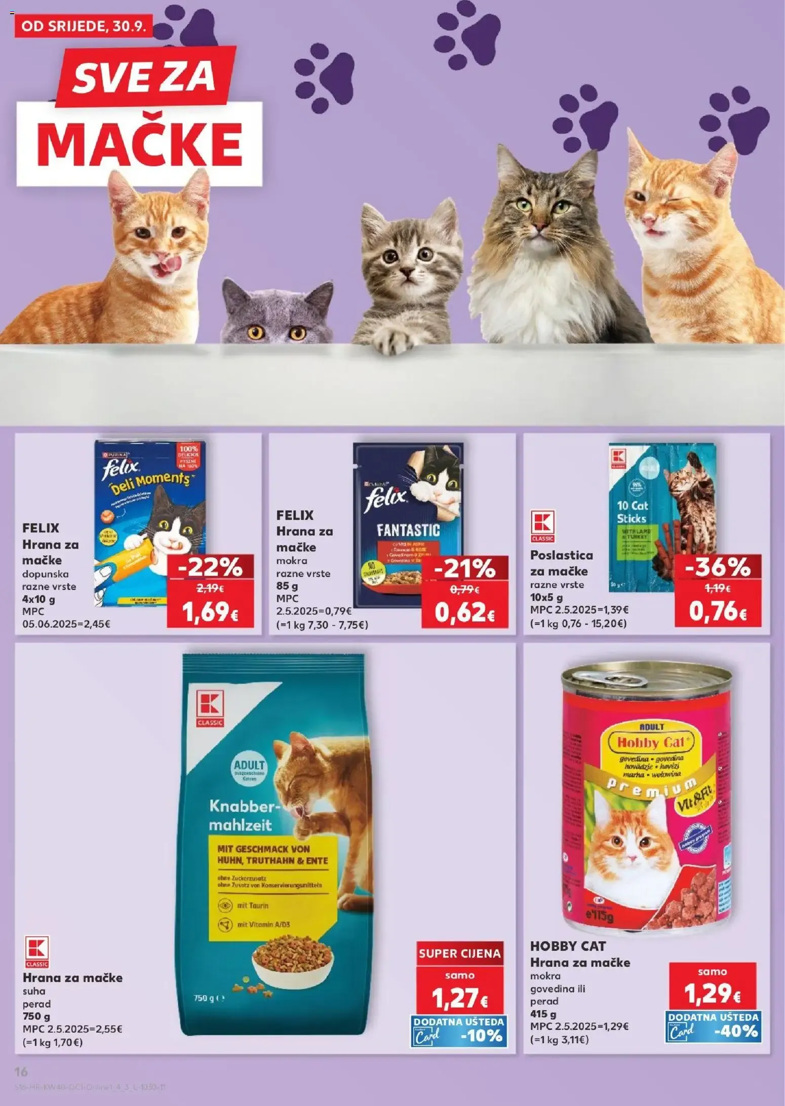 Katalog Kaufland Katalog novi od 30.09.2026 na listanje > letak digitalni od 30. rujna do 6. listopada 2026. - Pregled Stranica 16