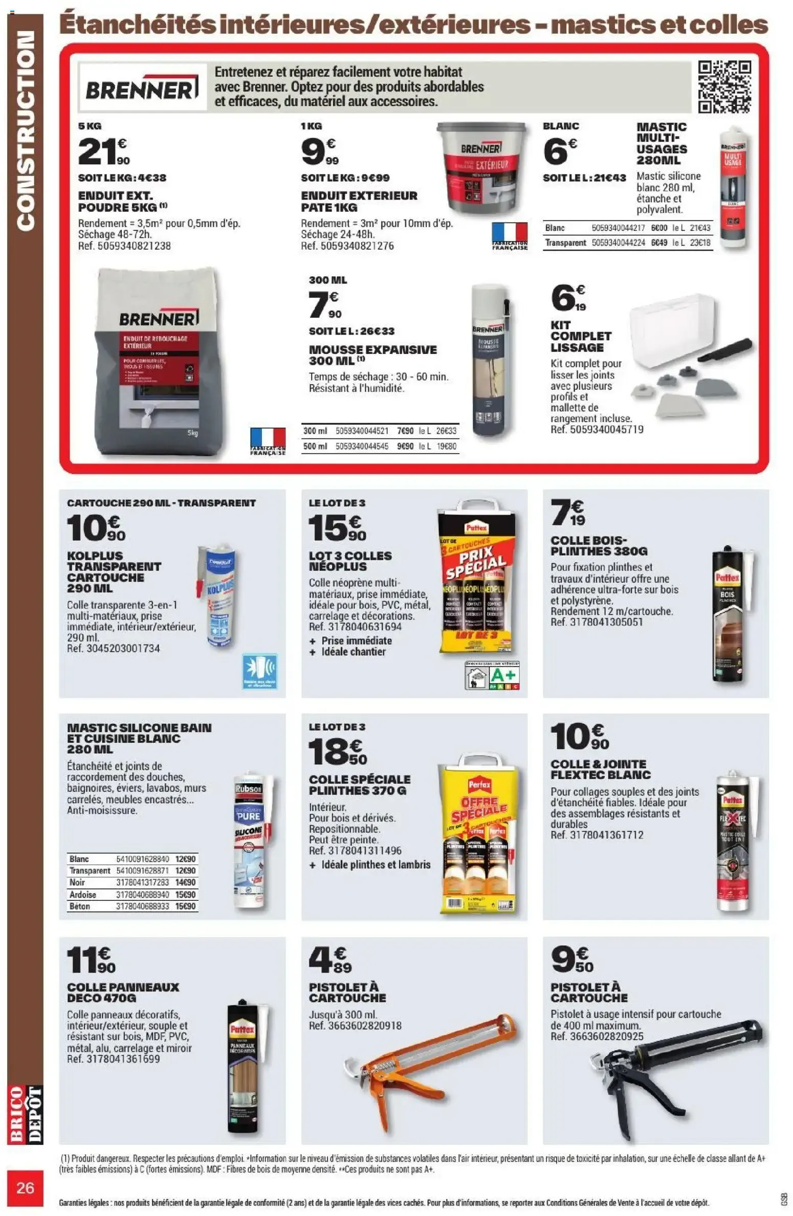 L'OFFICIEL DU BRICOLAGE - Automne du 17 septembre au 1 octobre 2026 - Catalogue page 26