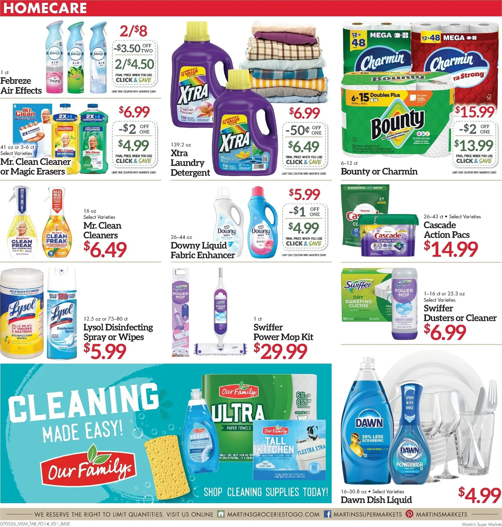 Weekly ad Current Martin's Super Markets leaflet valid from Sunday 07/05/2026 to Saturday 07/11/2026 from July 5 to July 11 2026 - Page 14