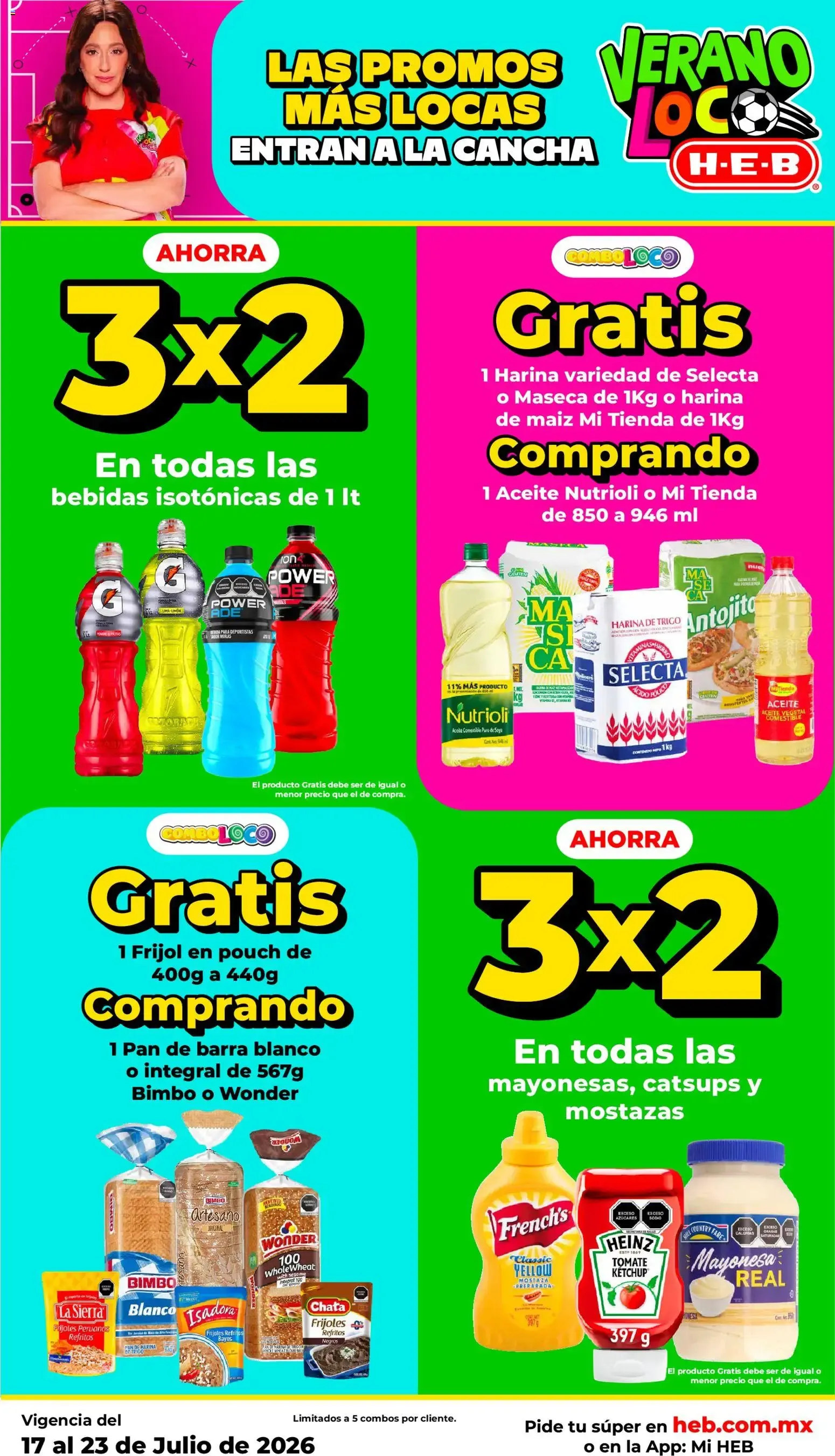 Catálogo de H-E-B: Las Promos Más Locas Entran a la Cancha - Verano Loco 17 de julio al 23 de julio 2026 - Pagina 10