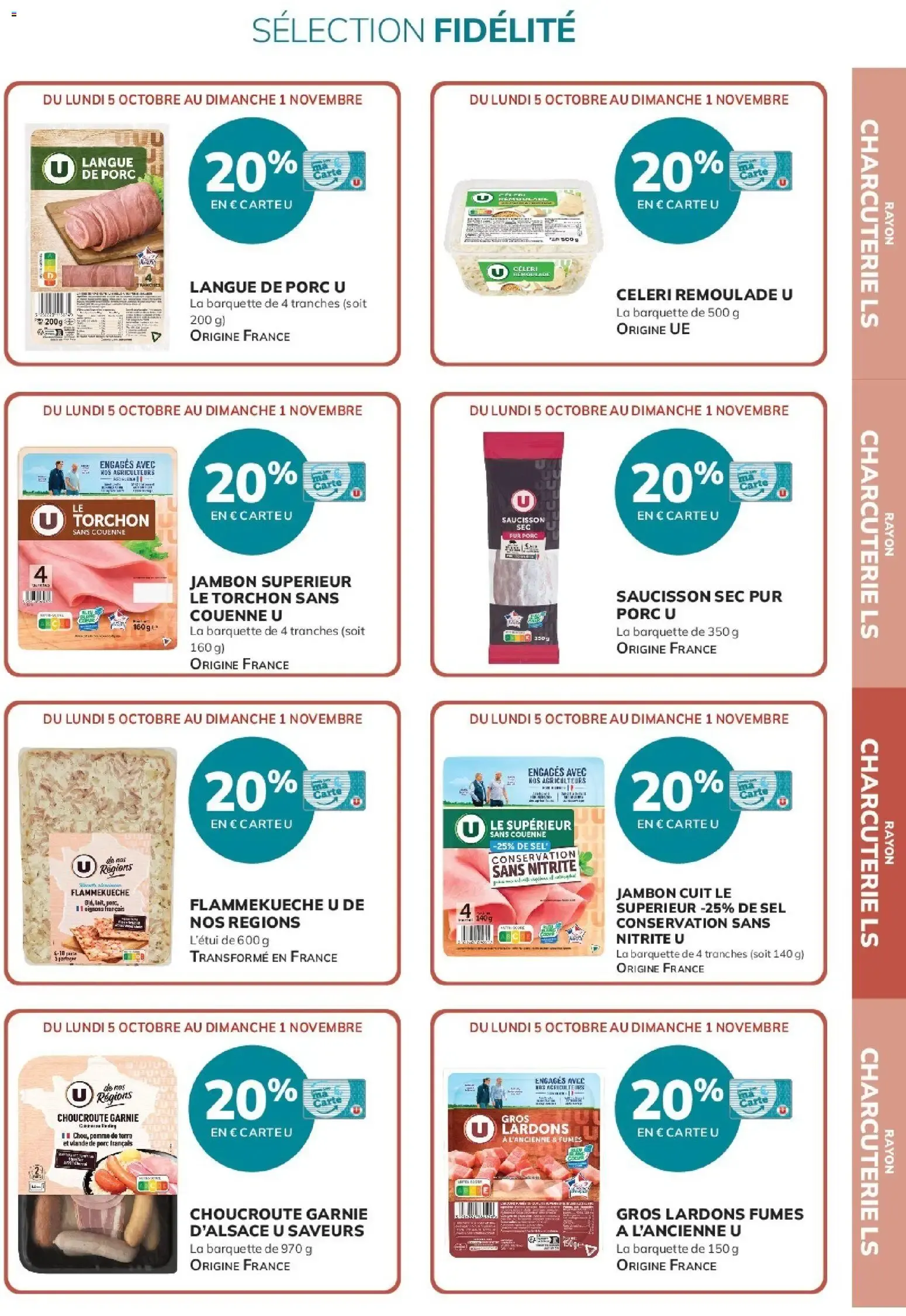 20% reversés sur votre Carte U du 5 octobre au 1 novembre 2026 - Catalogue page 3