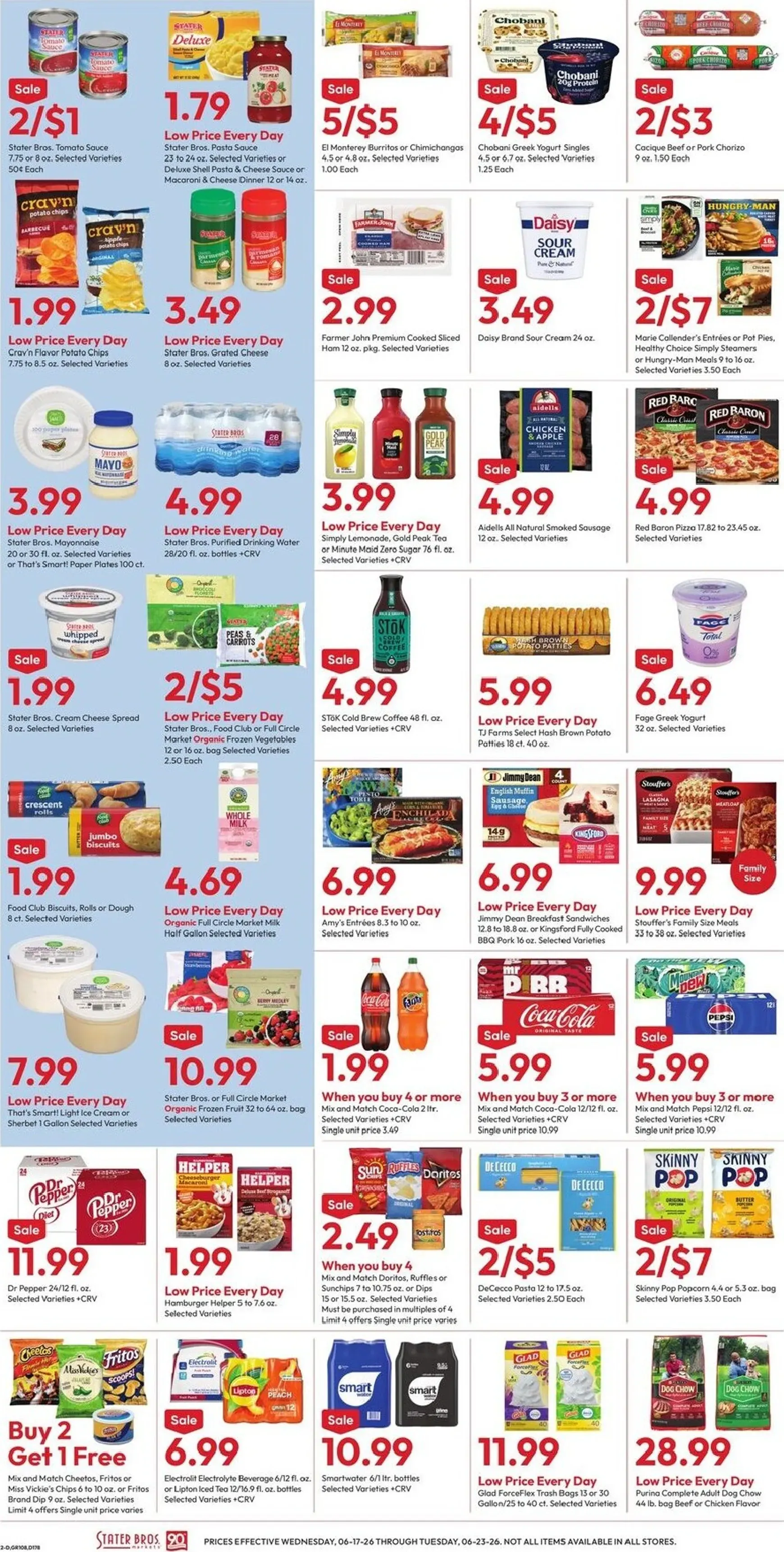 Weekly ad Current Stater Bros. leaflet valid from Wednesday 06/17/2026 to Tuesday 06/23/2026 from June 17 to June 23 2026 - Page 2