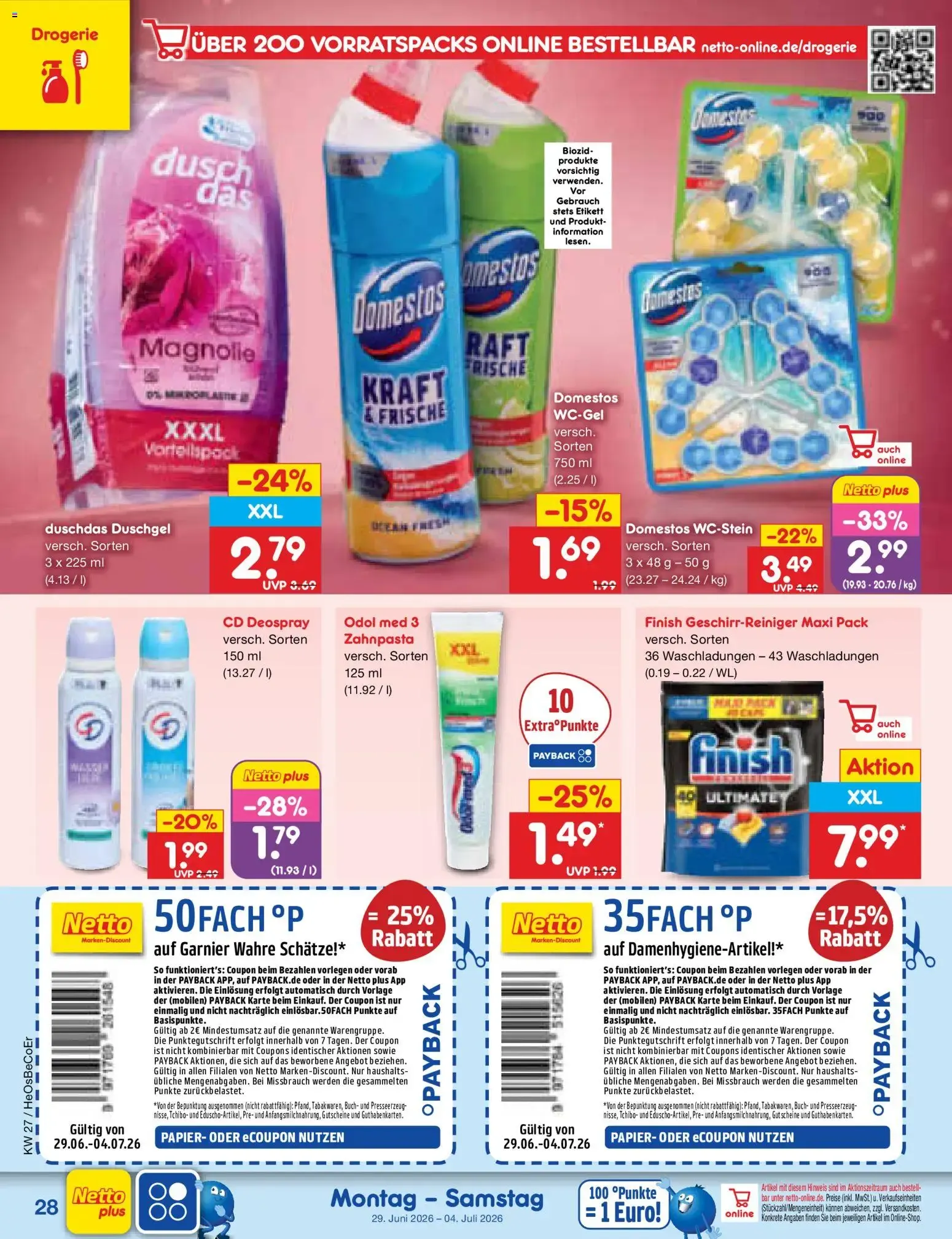 Netto Marken-Discount Prospekt (ab 29.06.2026) » Angebote von 29. Juni bis 4. Juli 2026 - Prospekt seite 42