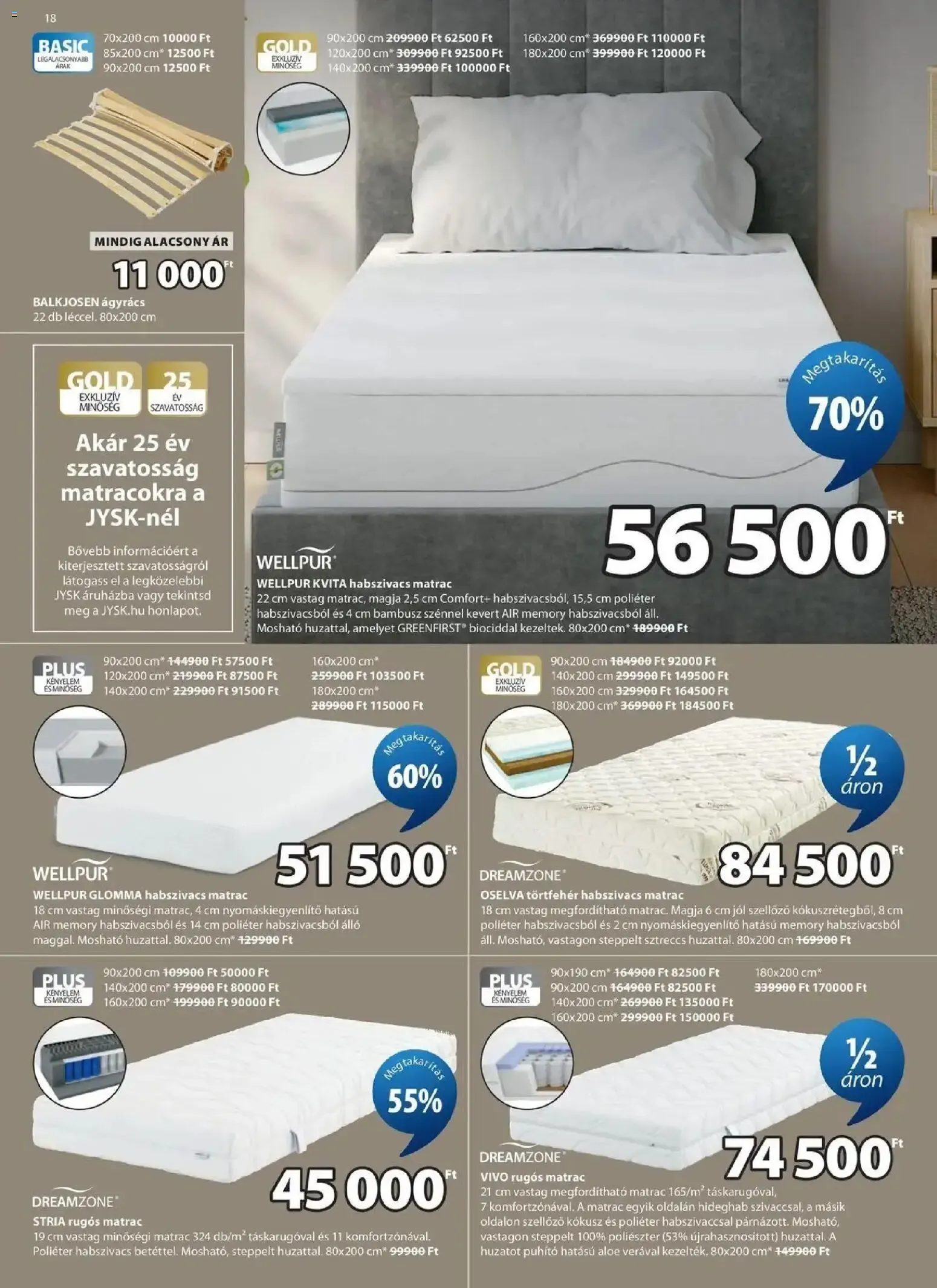 Katalógus JYSK aktuális akciós újság - 2026.06.03. -tól/töl > akció, lapozható szórólap 🛍️ június 3.-tól június 21.-ig 2026. - Oldal 18