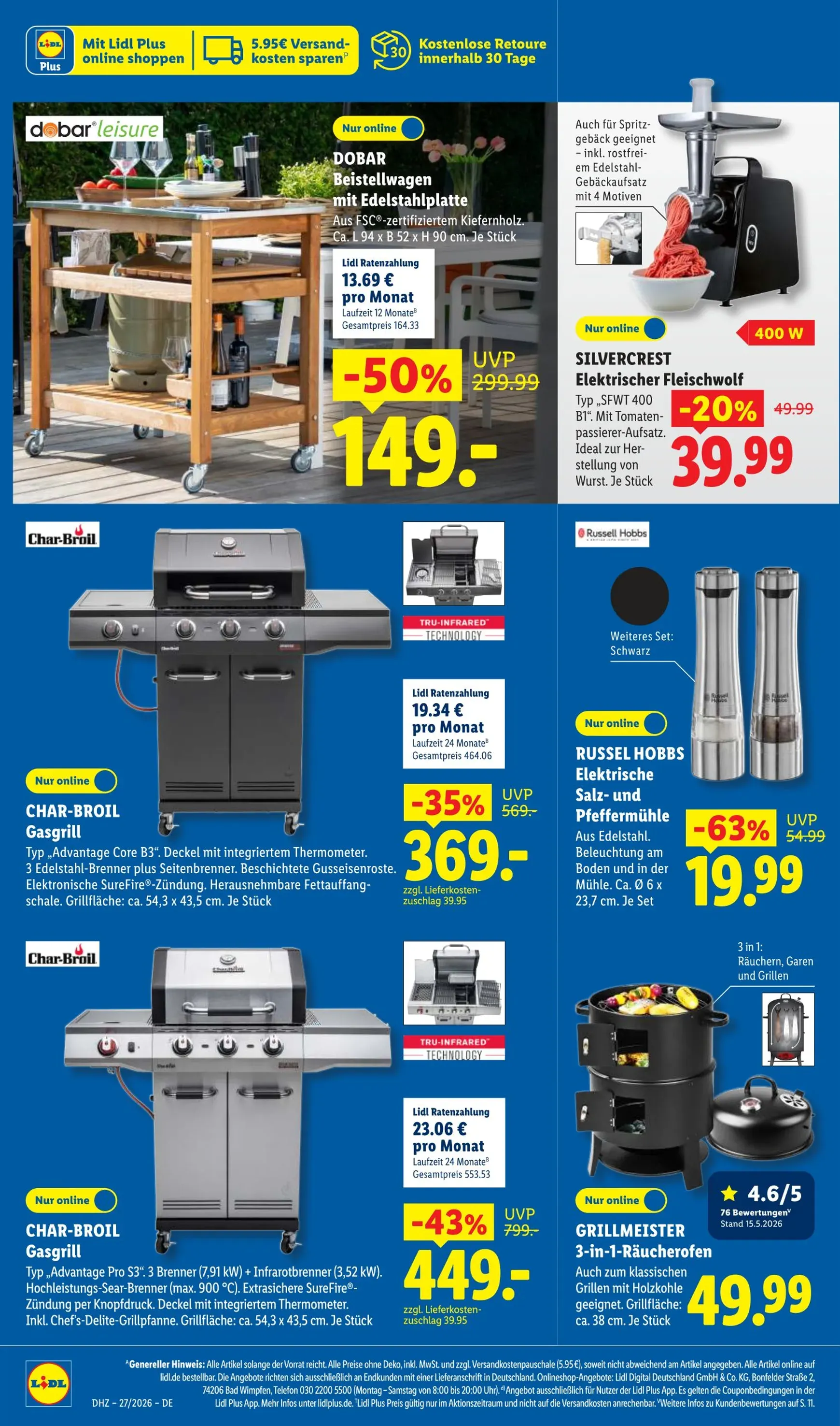Lidl - Angebot der Woche Prospekt – von Montag 29.06.2026 bis Samstag 04.07.2026 von 29. Juni bis 4. Juli 2026 - Prospekt seite 4