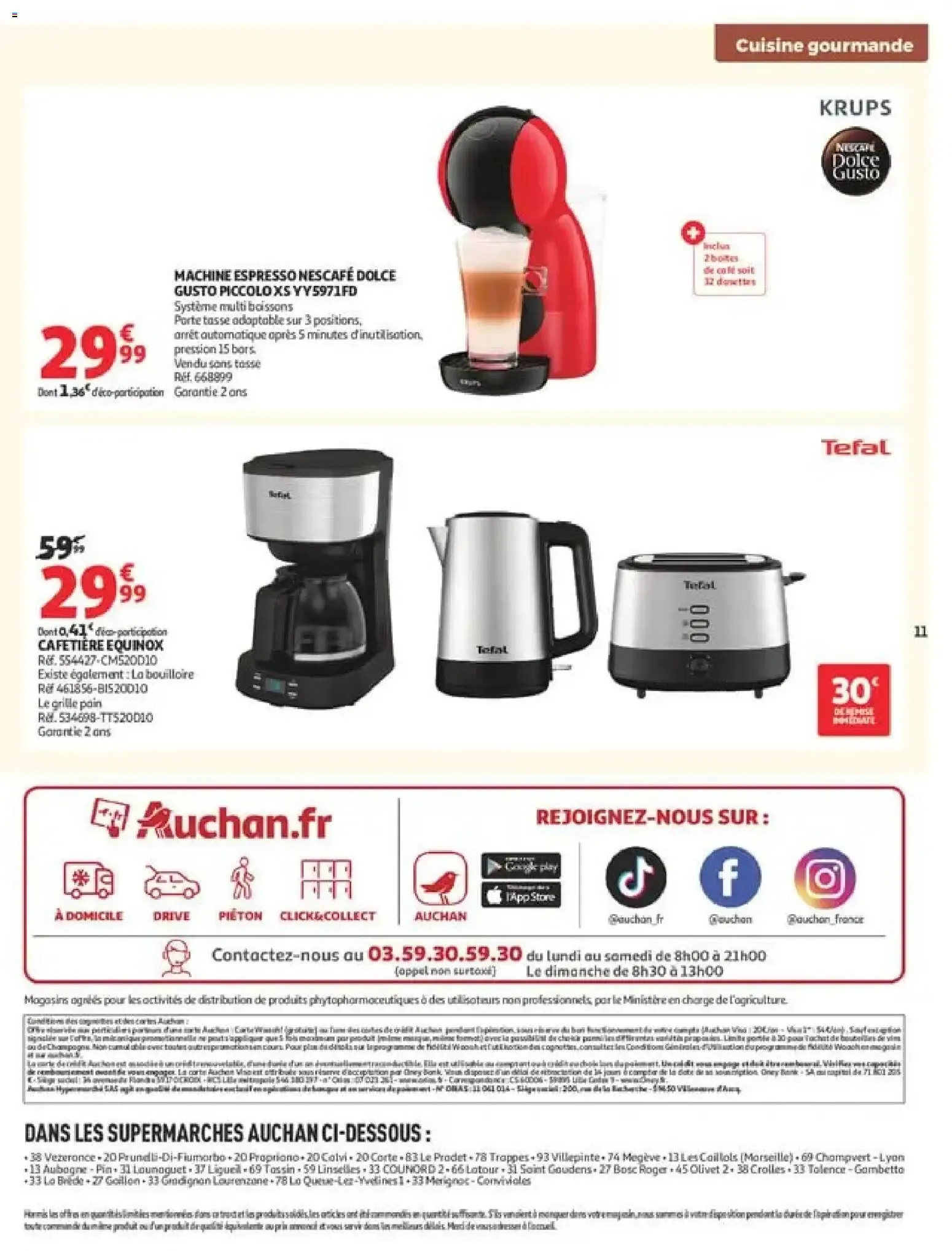 Auchan Cuisine gourmande supers à partir du 22/09/2026 - promo en ligne du 22 septembre au 3 octobre 2026 - Catalogue page 11