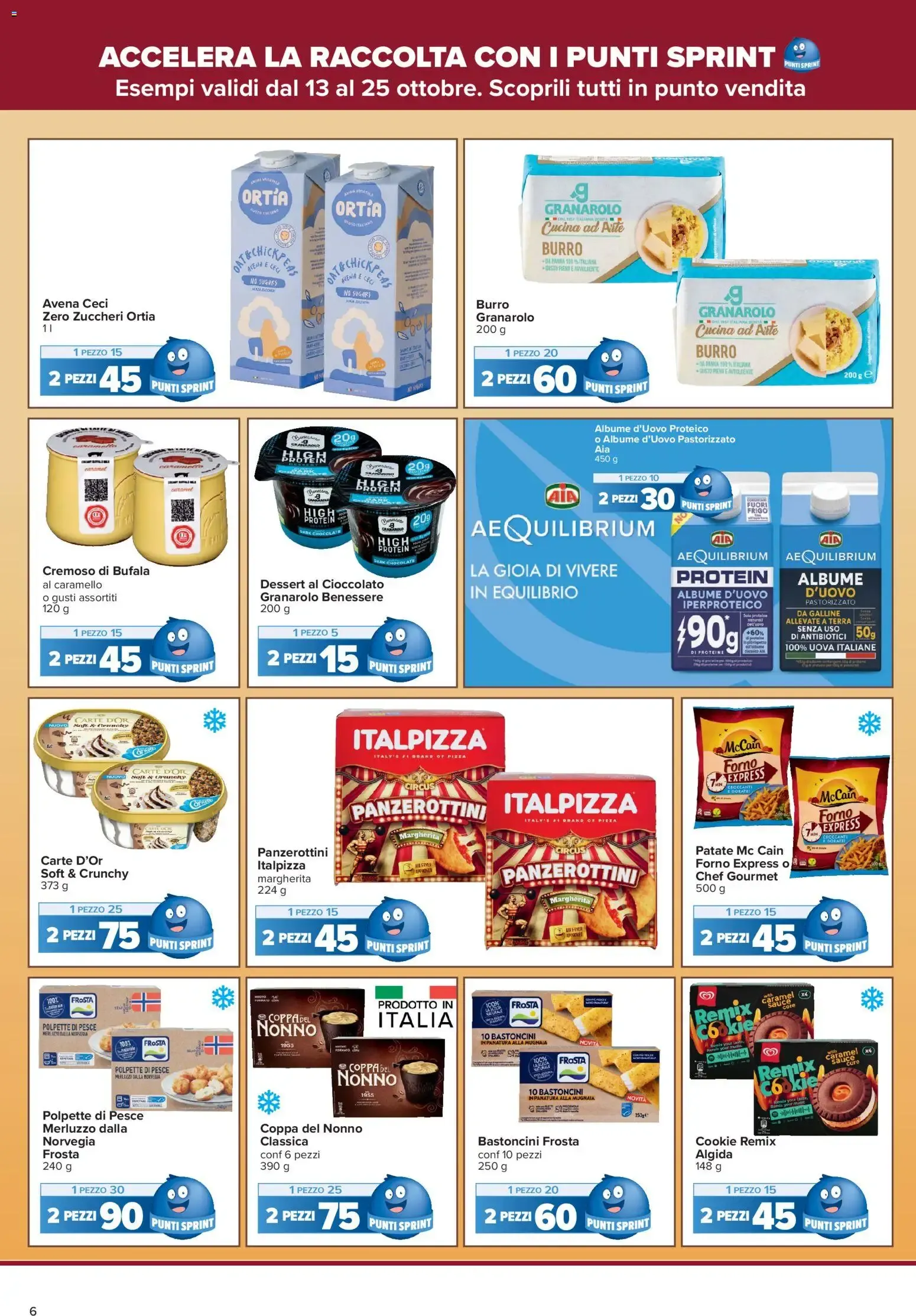 Carrefour Iper - La tua carta SpesAmica Payback vola con i Punti Sprint da 13 ottobre a 25 ottobre di 2026 - Pagina del volantino 6