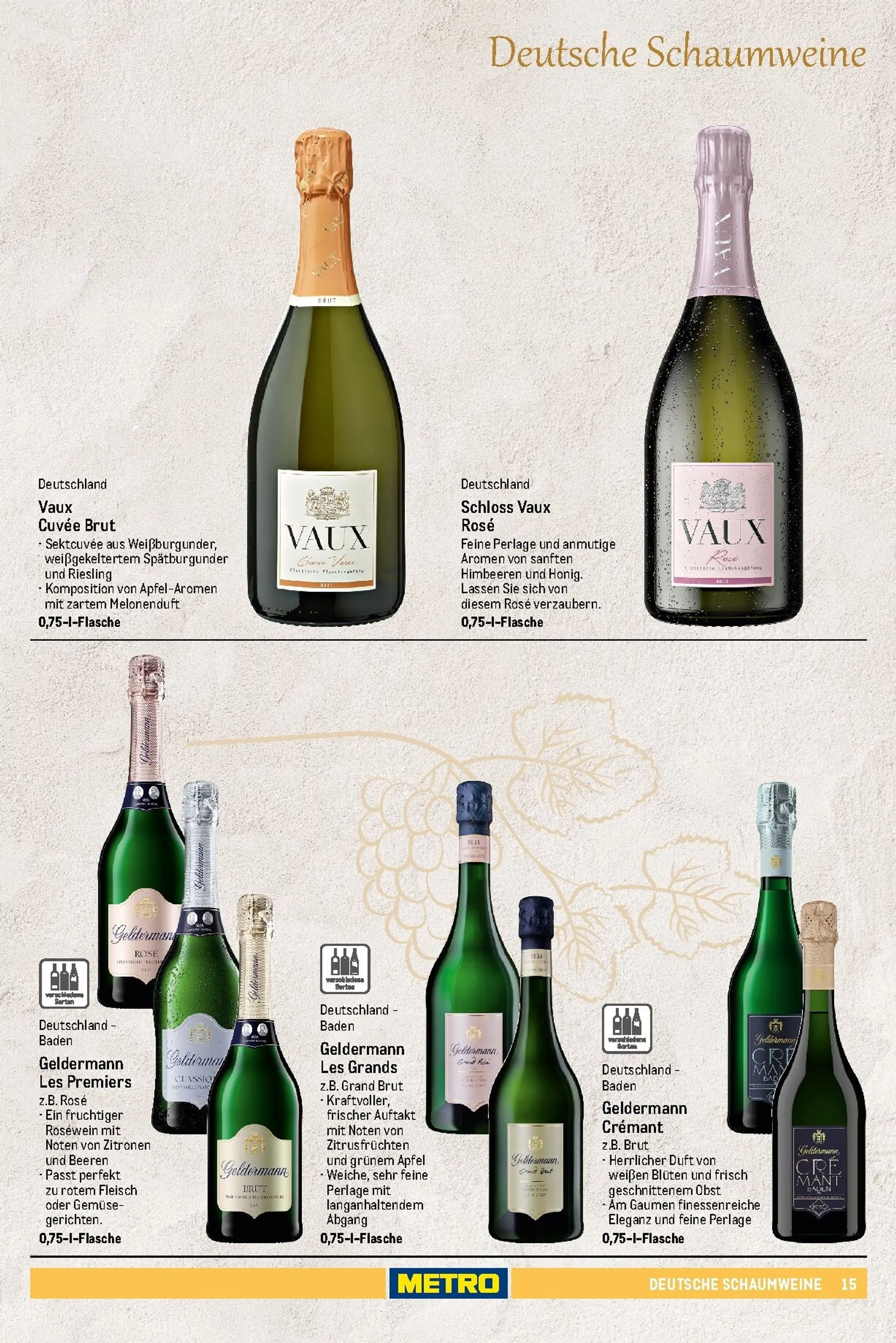 Sortimentskatalog Wein und Sekt für die perfekte Weinkarte von 1. November bis 30. September 2026 - Prospekt seite 16