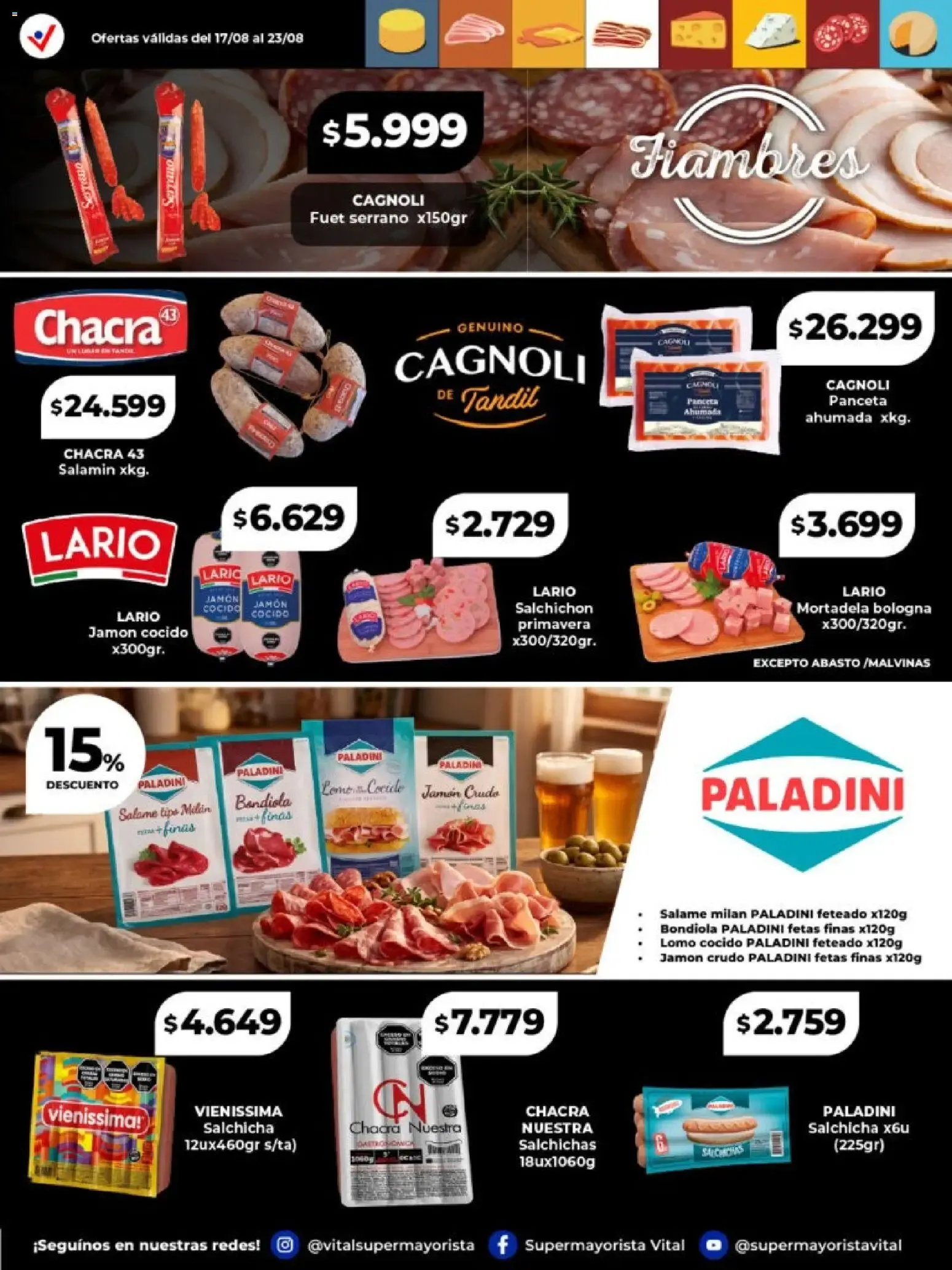 Ofertas de Vital - Especial de frescos || del 17/08/2026 - 23/08/2026 || Catálogo 17 de agosto al 23 de agosto 2026 - Página 8 del catálogo