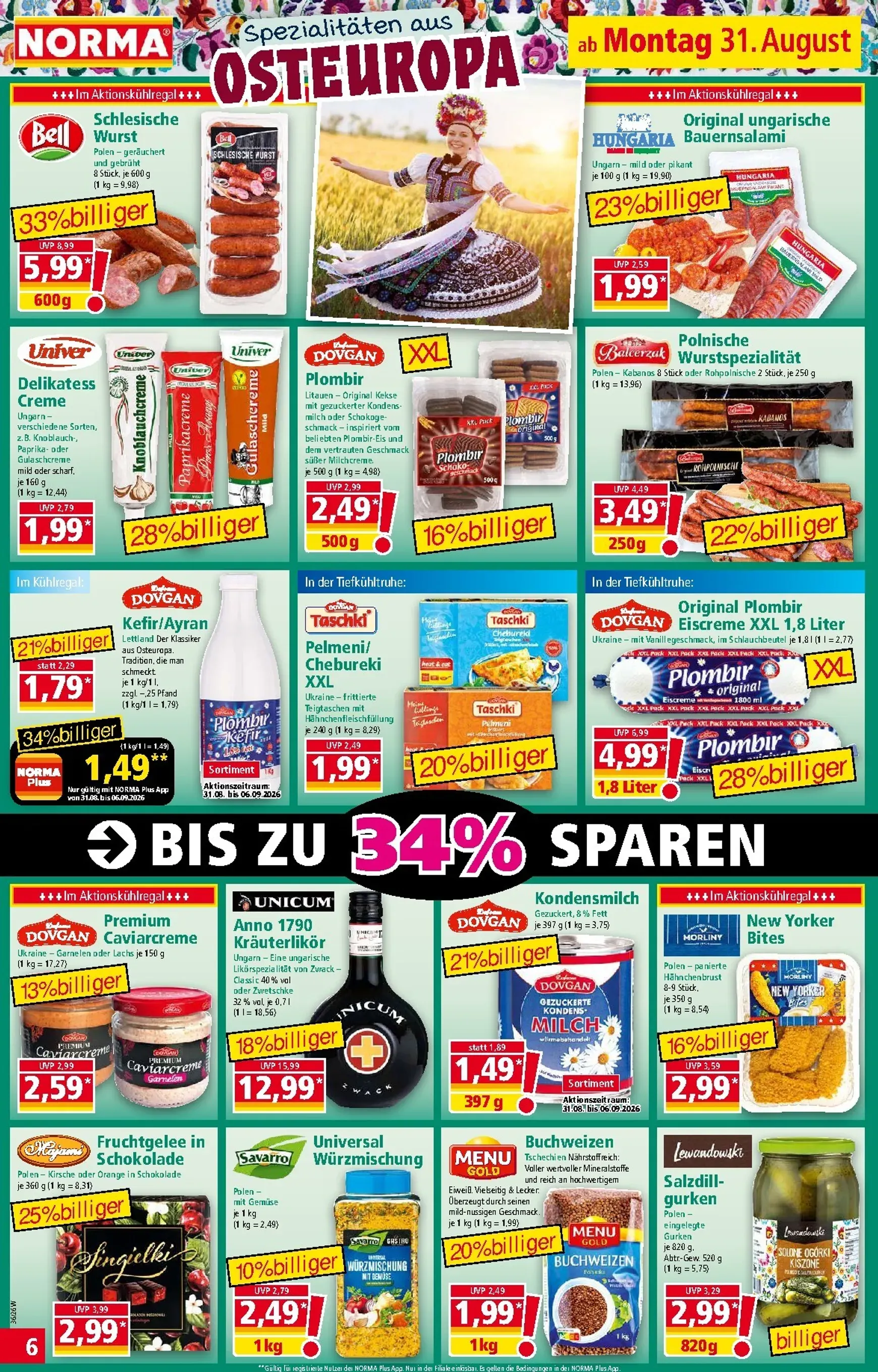 Norma - Mehr fürs Geld von 31. August bis 5. September 2026 - Prospekt seite 6
