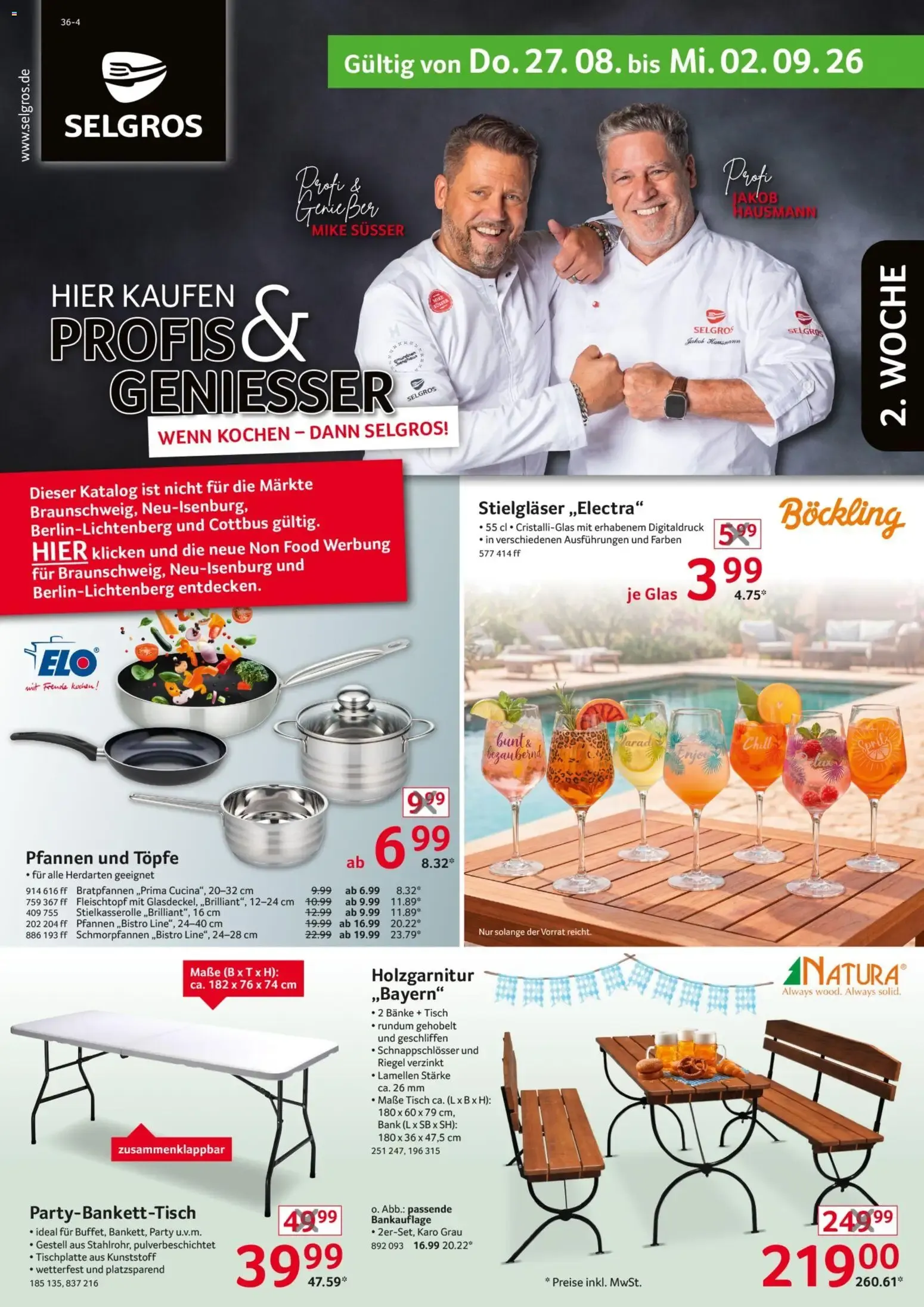 Selgros Non Food (ab 27.08.2026) zum Blättern von 27. August bis 2. September 2026 - Prospekt seite 1