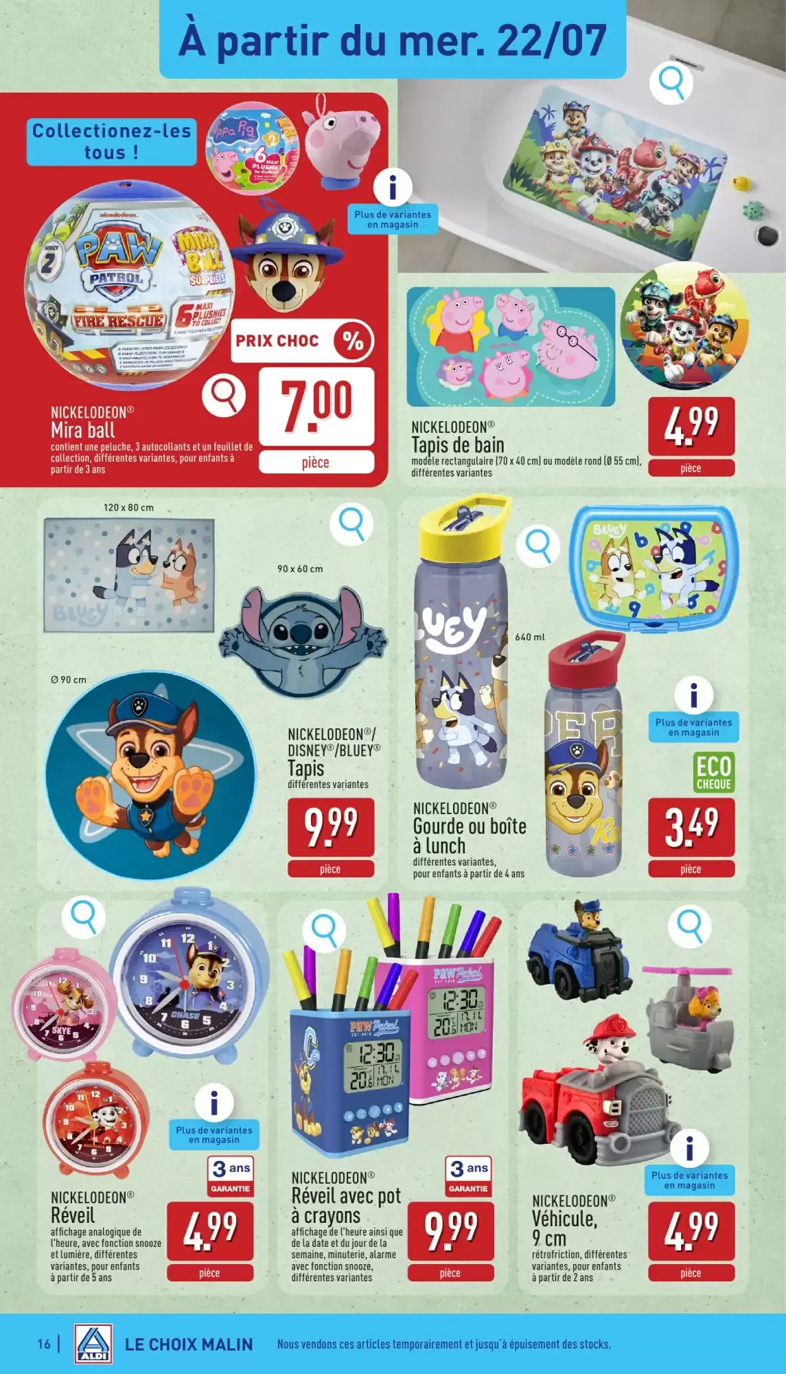 ALDI Dépliant 20/07 - 25/07 van 20 juli tot 25 juli 2026 - folder pagina 16