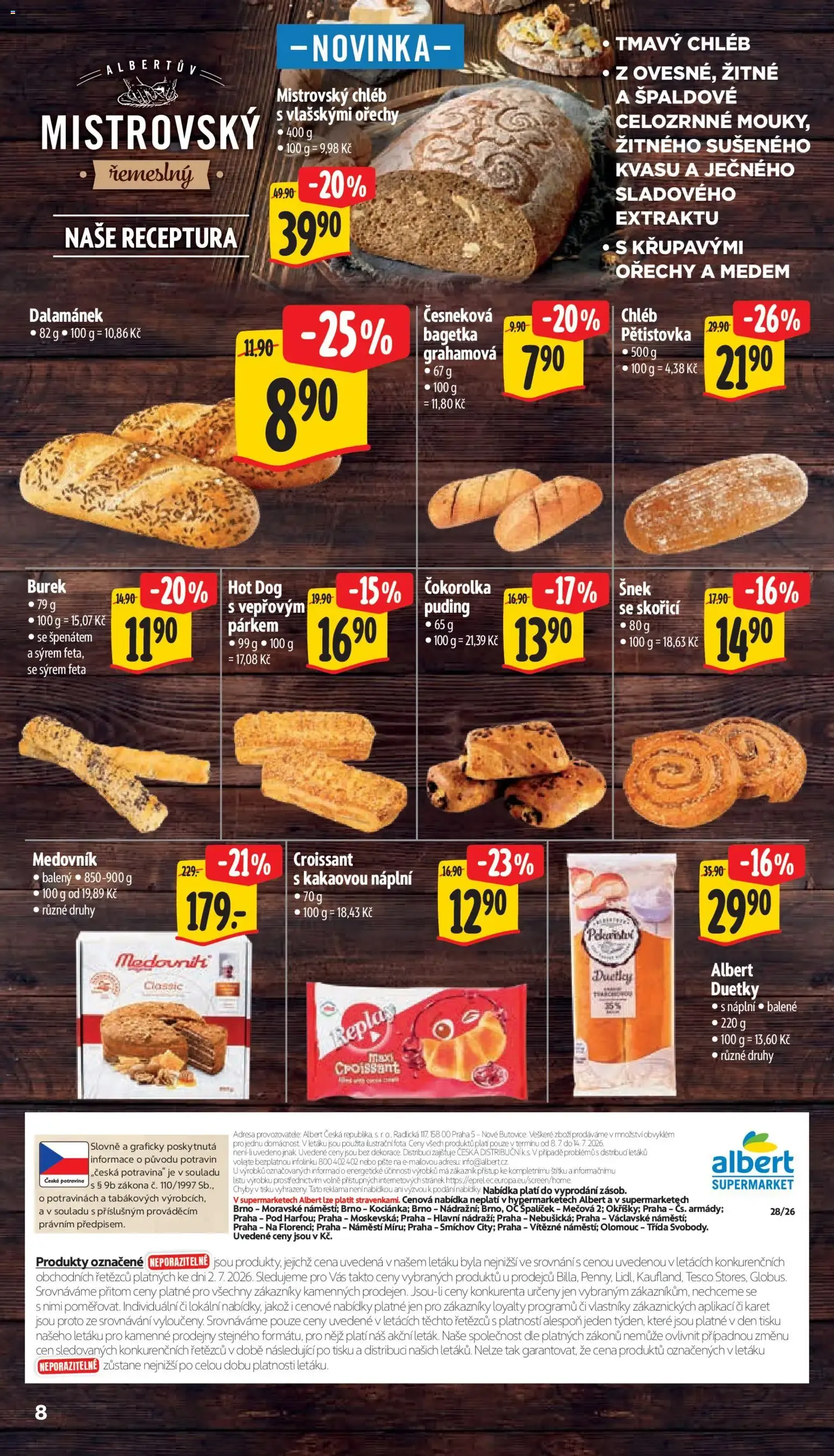 Albert leták - Supermarket od 08.07.2026 - Akční leták - 8. července 14. července 2026 - Page 18