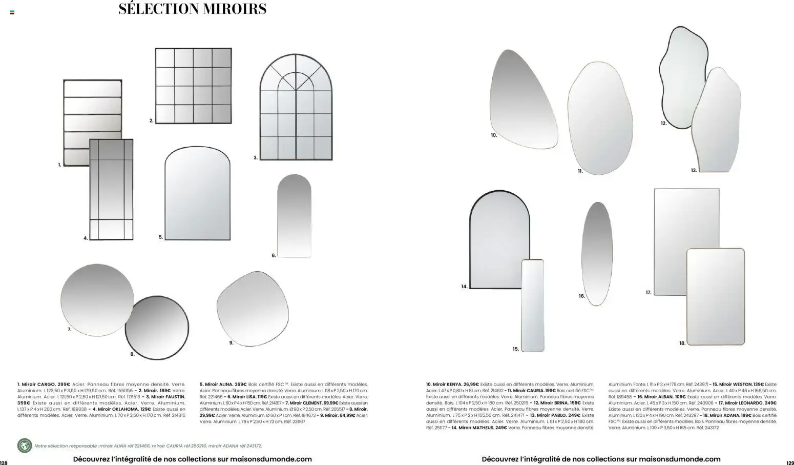Maisons du Monde - Itinéraire Estival Collection Printemps - Été 2026 du 16 février au 1 septembre 2026 - Catalogue page 65