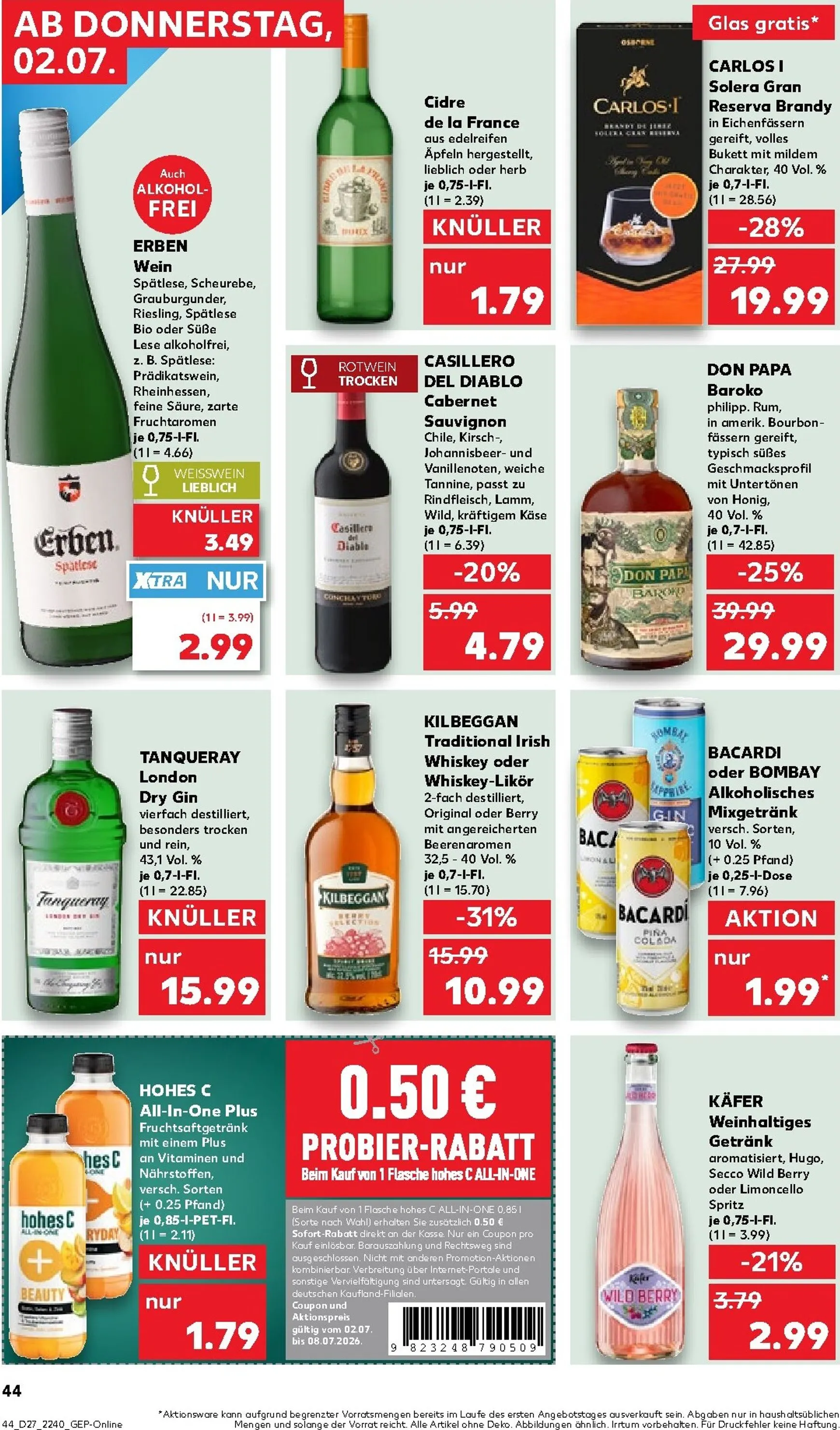 Kaufland Prospekt nächste Woche – von Donnerstag 02.07.2026 bis Mittwoch 08.07.2026 von 2. Juli bis 8. Juli 2026 - Prospekt seite 43