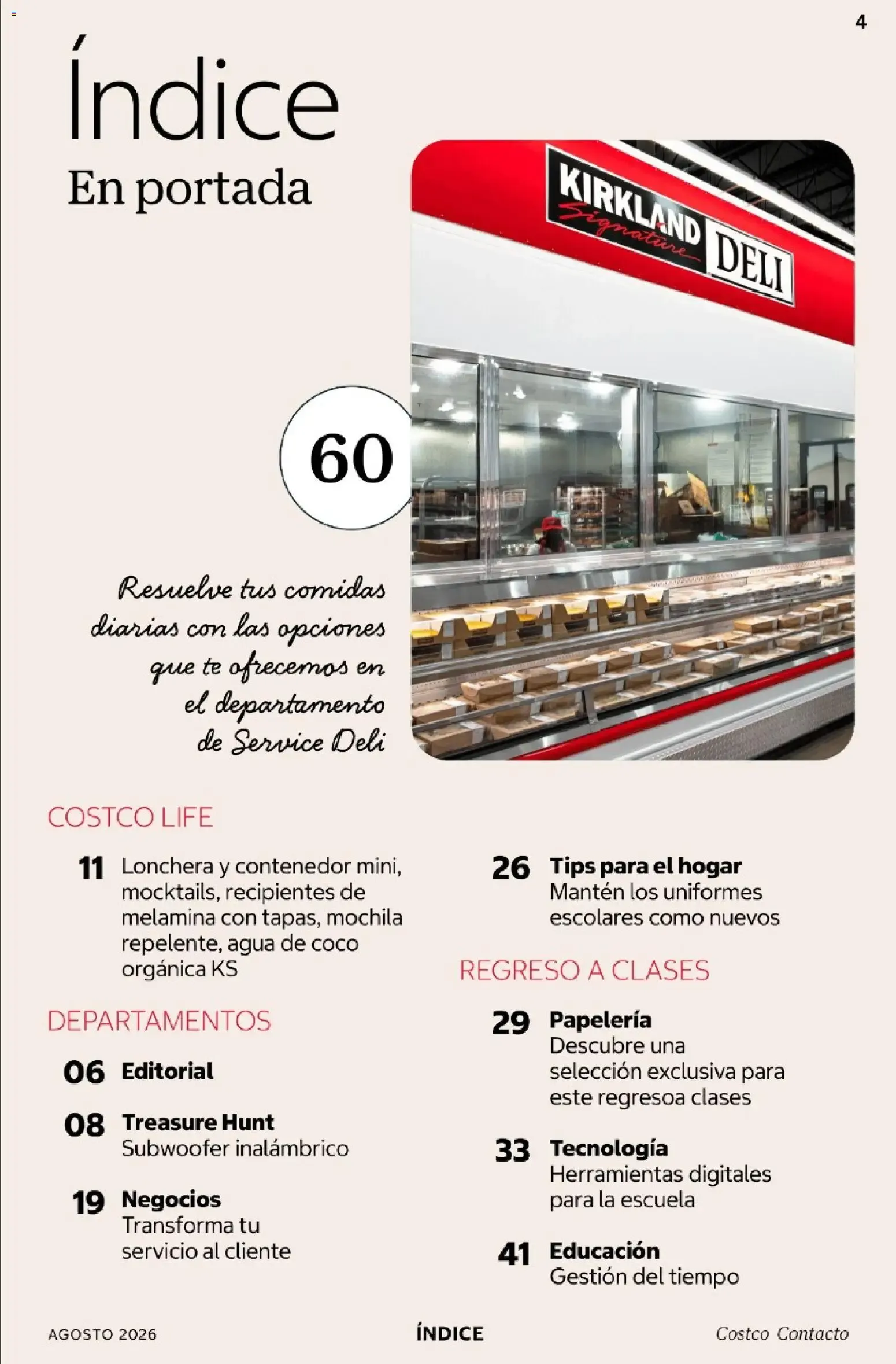 Catálogo de COSTCO Contacto 1 de agosto al 31 de agosto 2026 - Pagina 4