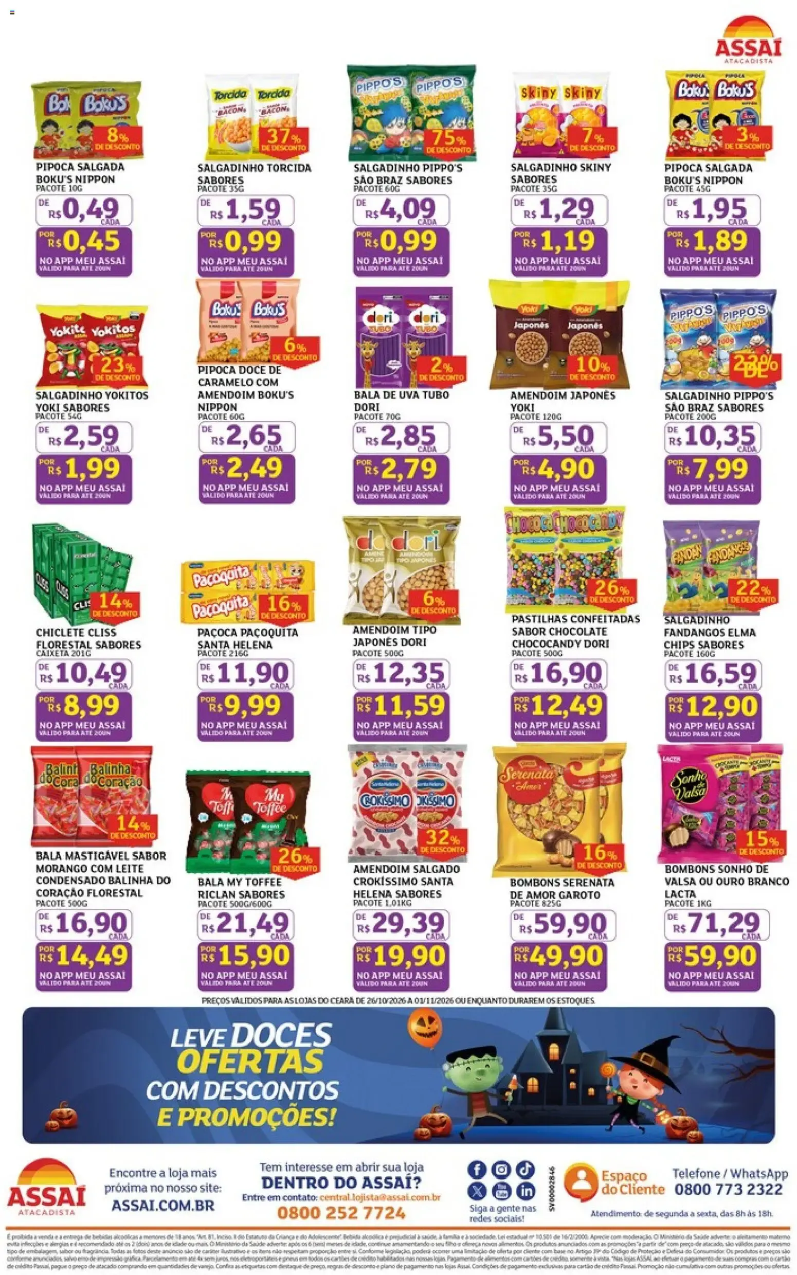 Encarte de Assaí Atacadista - Especial de Halloween 26 de outubro até 1 de novembro 2026 - Pagina 2