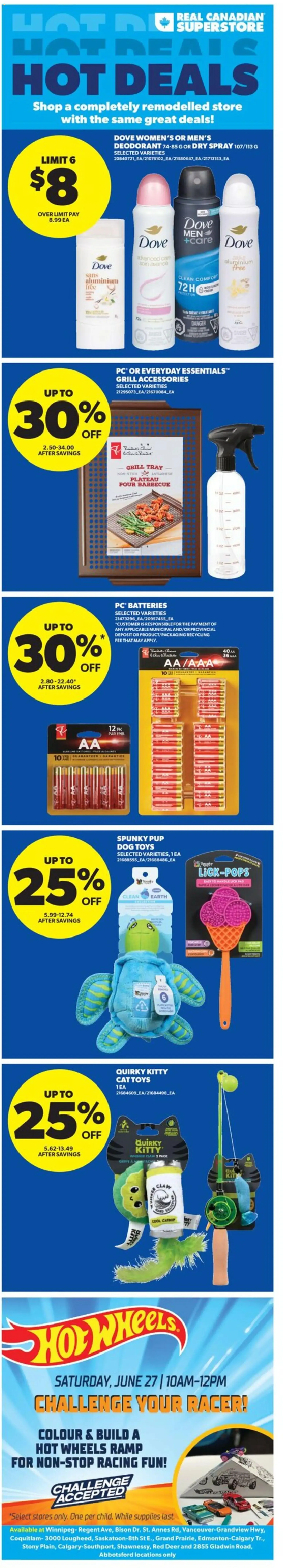Real Canadian Superstore weekly flyer - MB from Jun 25, 2026 > weekly specials & deals from June 25 to July 1 2026 - flyer page 1