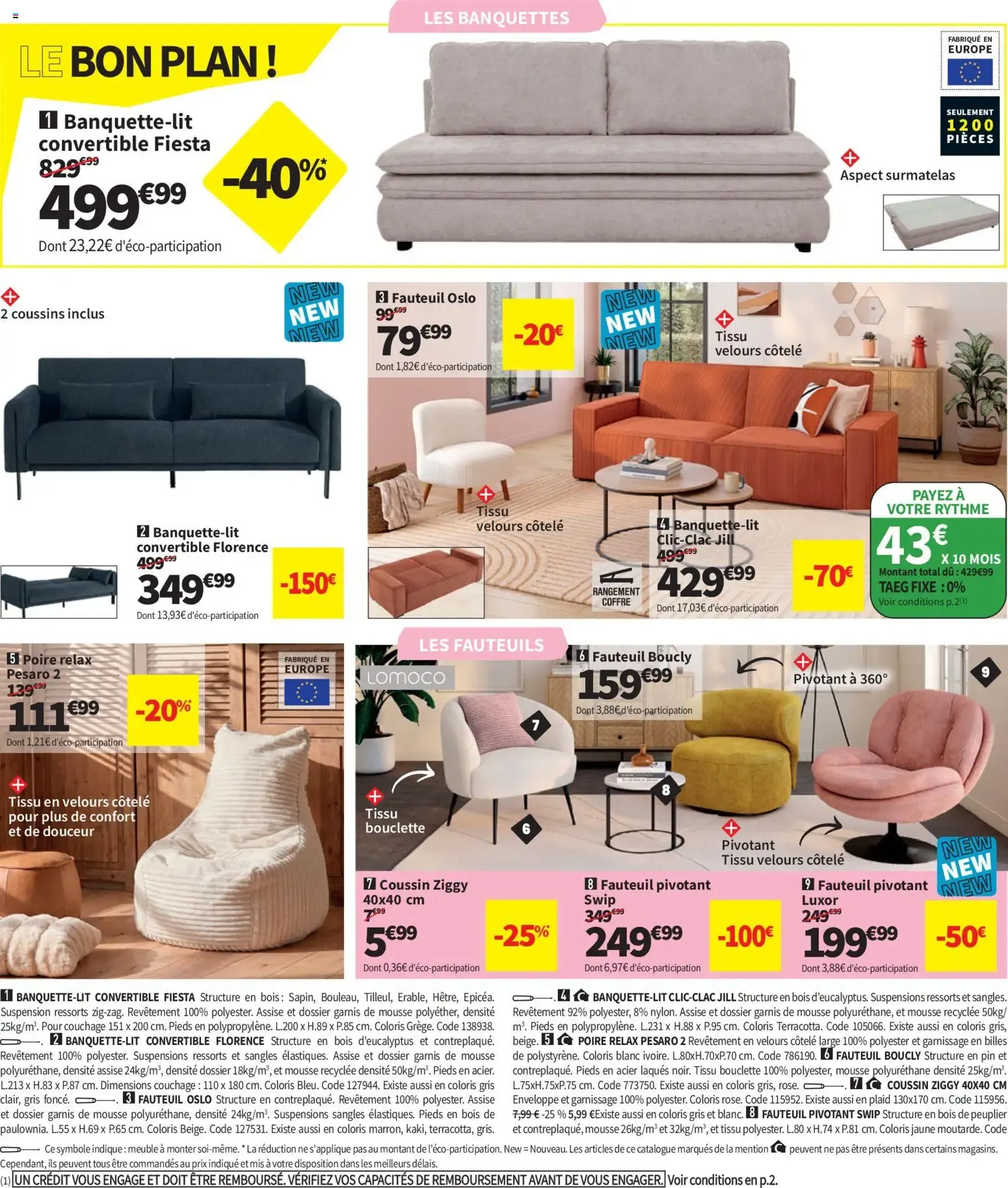 Conforama - Dormez Confo: La Grande Literie du 7 juillet au 3 août 2026 - Catalogue page 22
