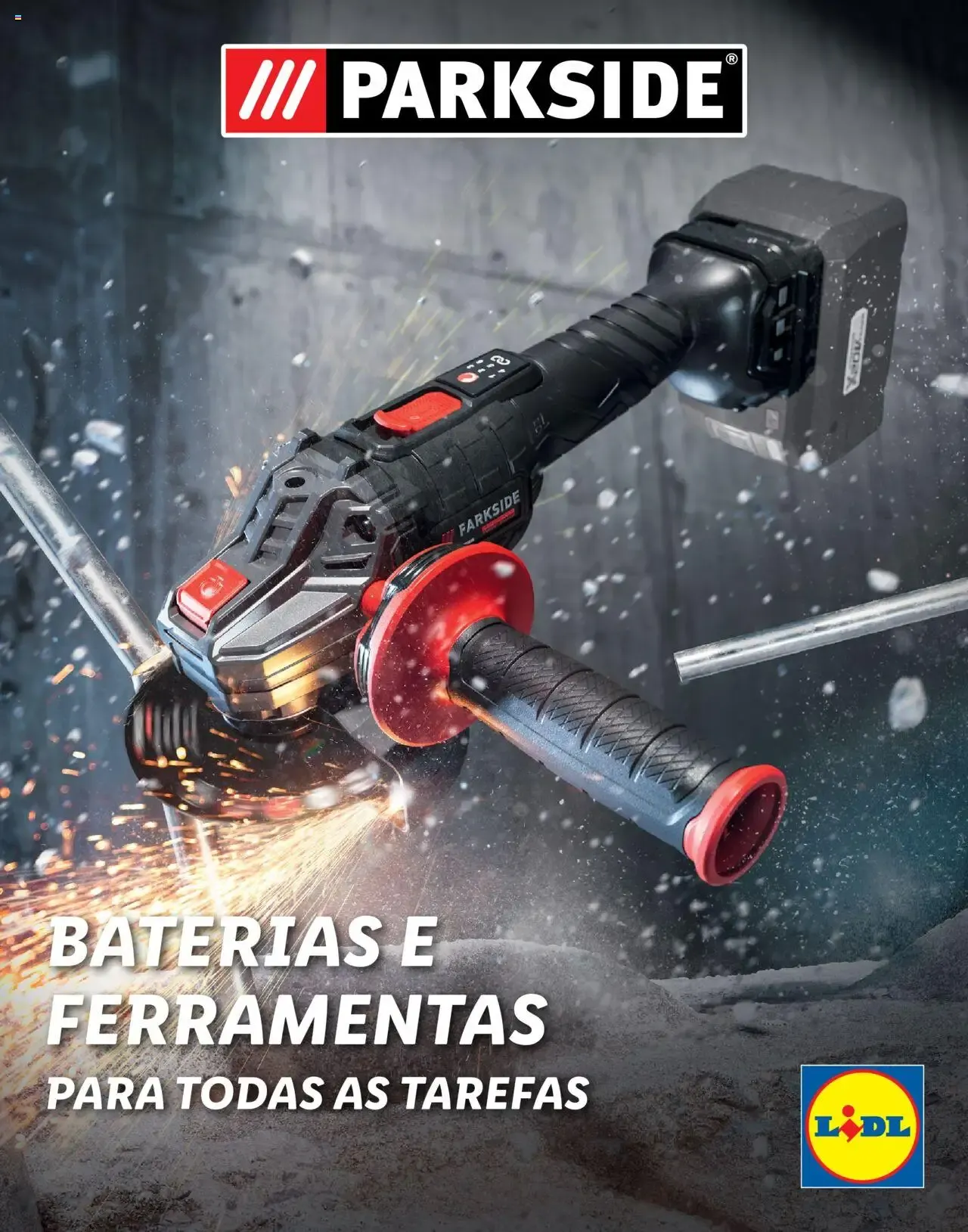 Folheto Lidl Parkside: Baterias e Ferramentas para todas as tarefas de 2 de fevereiro até 31 de dezembro 2026 - Pagina 1