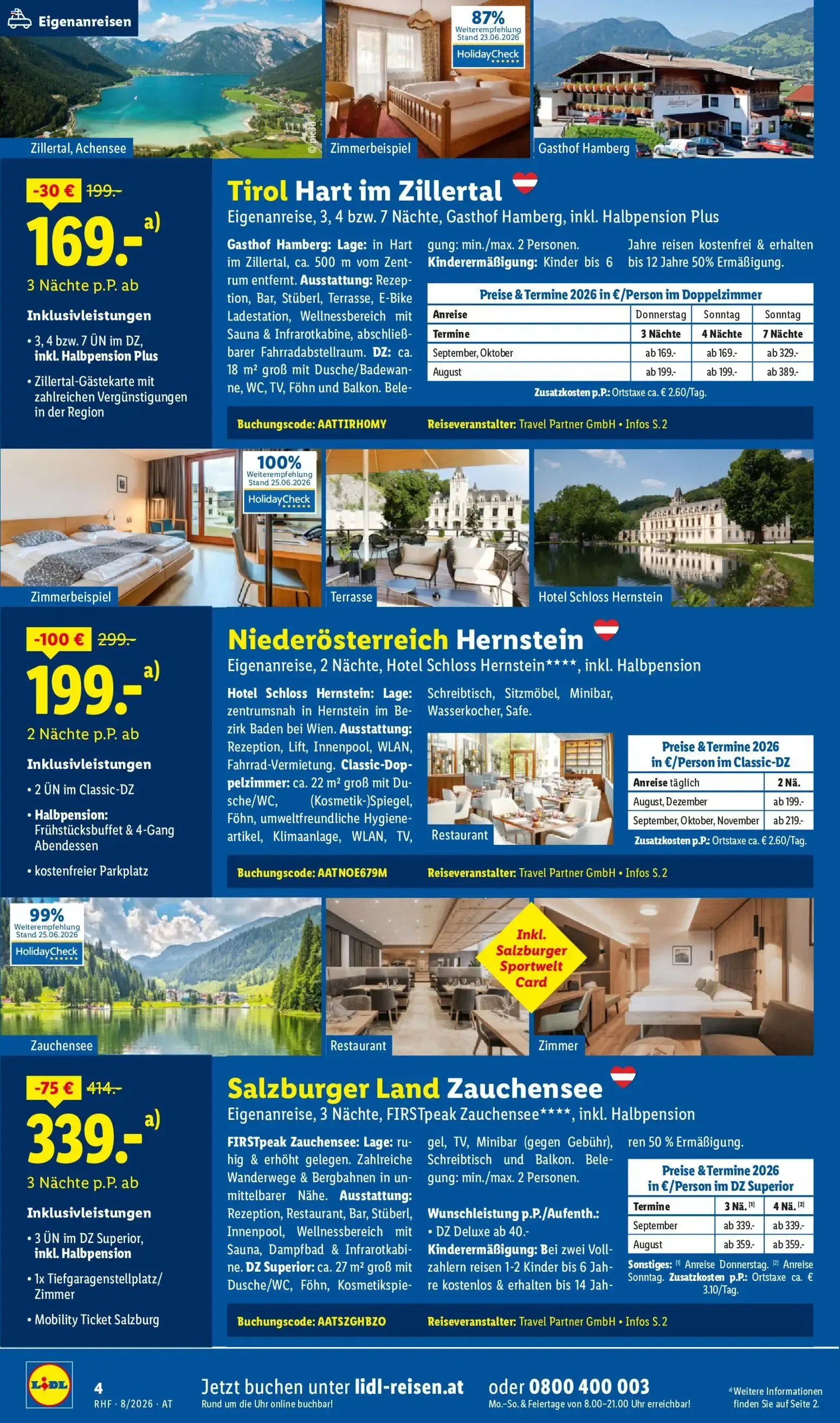 Lidl Reisen - Traumurlaub & Winter-Special Disneyland von 29. Juli bis 31. August 2026 - Flugblätt seite  4