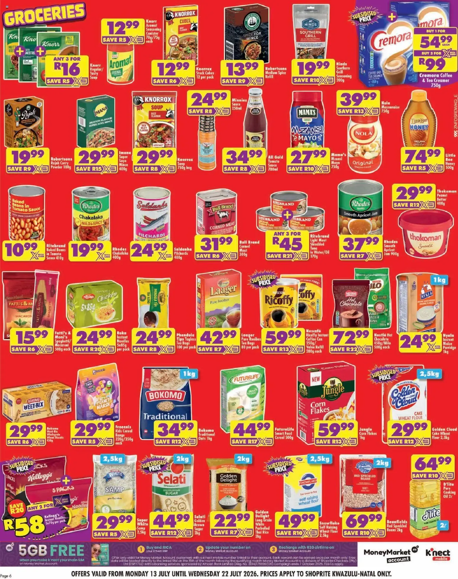 Shoprite Specials (13/07/2026 - 22/07/2026) → Online Catalogue from 13 July to 22 July 2026 - Catalogue Page 6