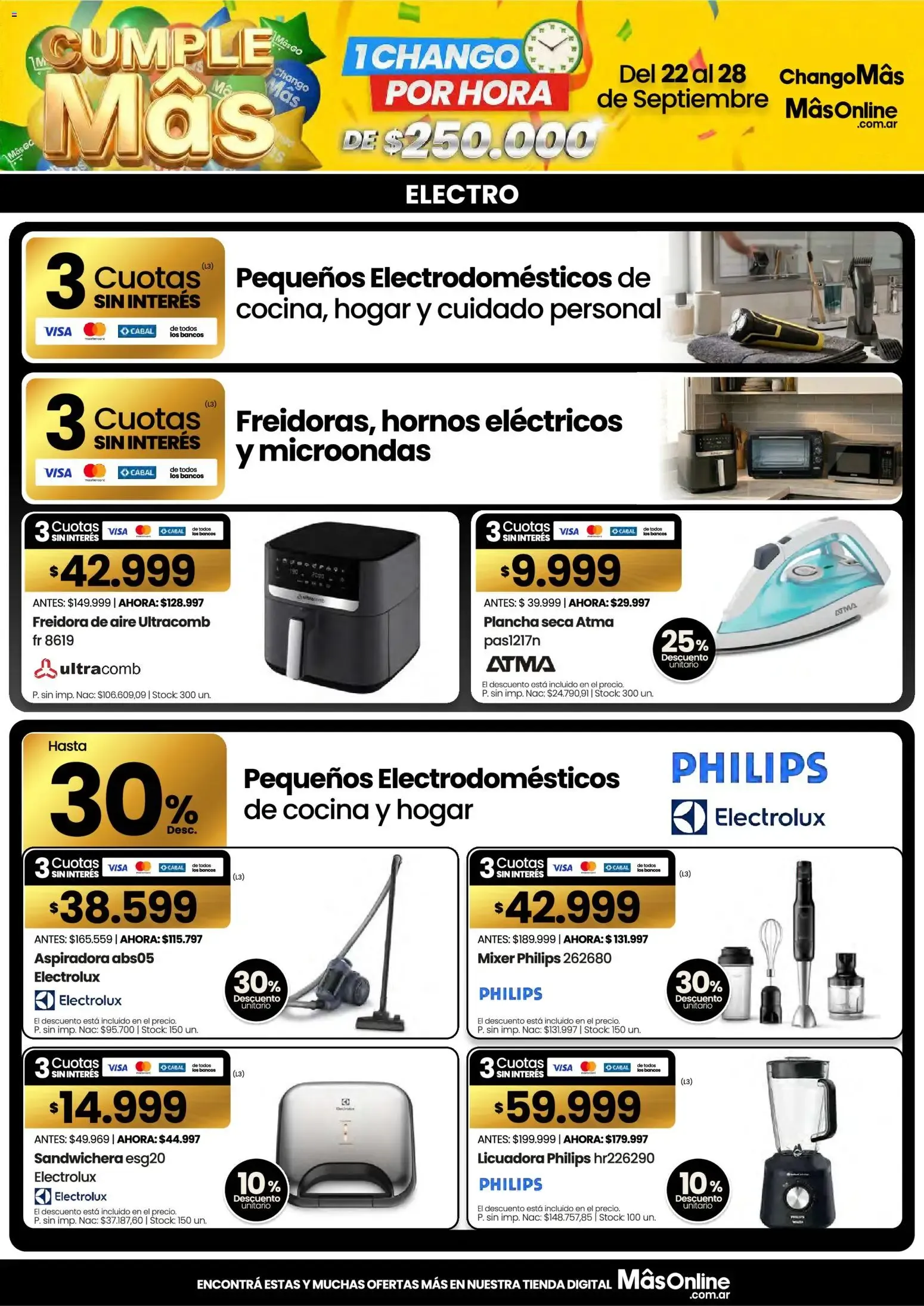 Ofertas de CUMPLE Más 22 de septiembre al 28 de septiembre 2026 - Página 11 del catálogo
