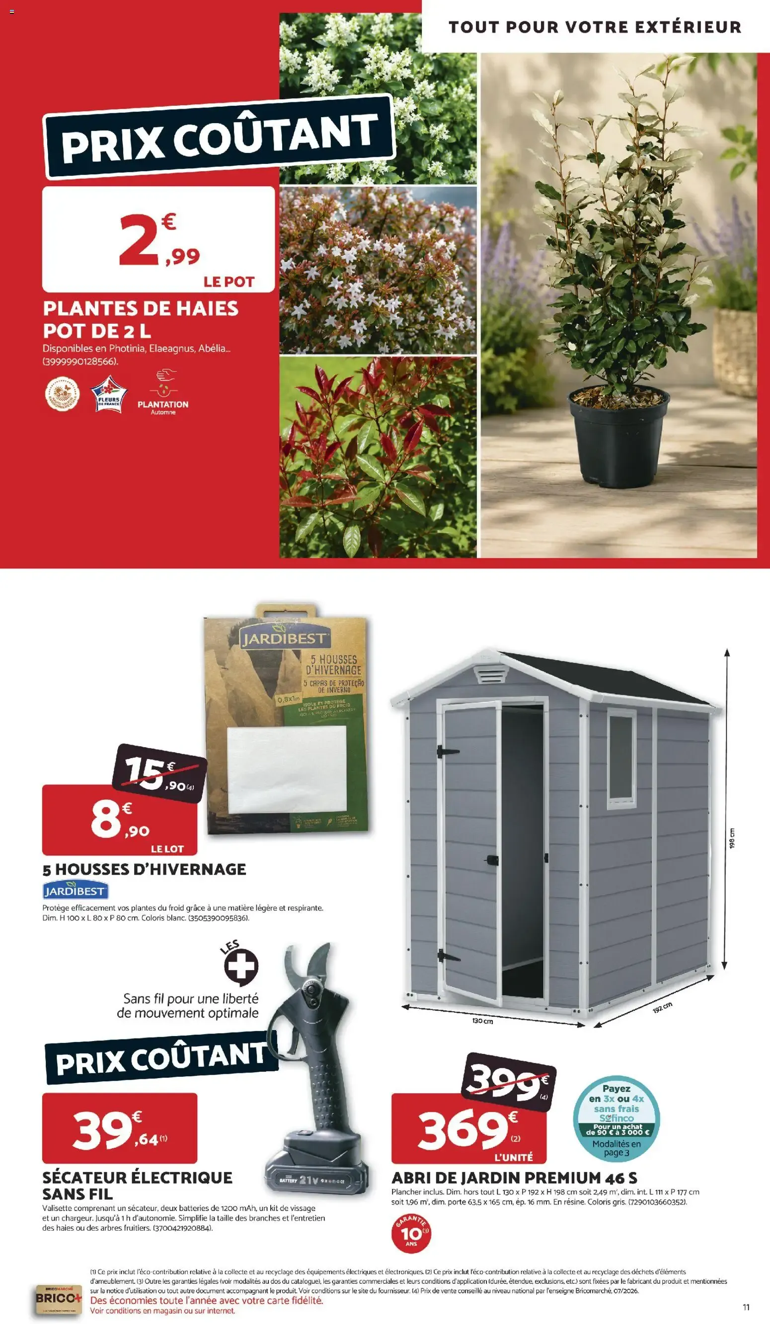 Bricomarché catalogue à partir du 07/10/2026 - promo en ligne du 7 octobre au 18 octobre 2026 - Catalogue page 11