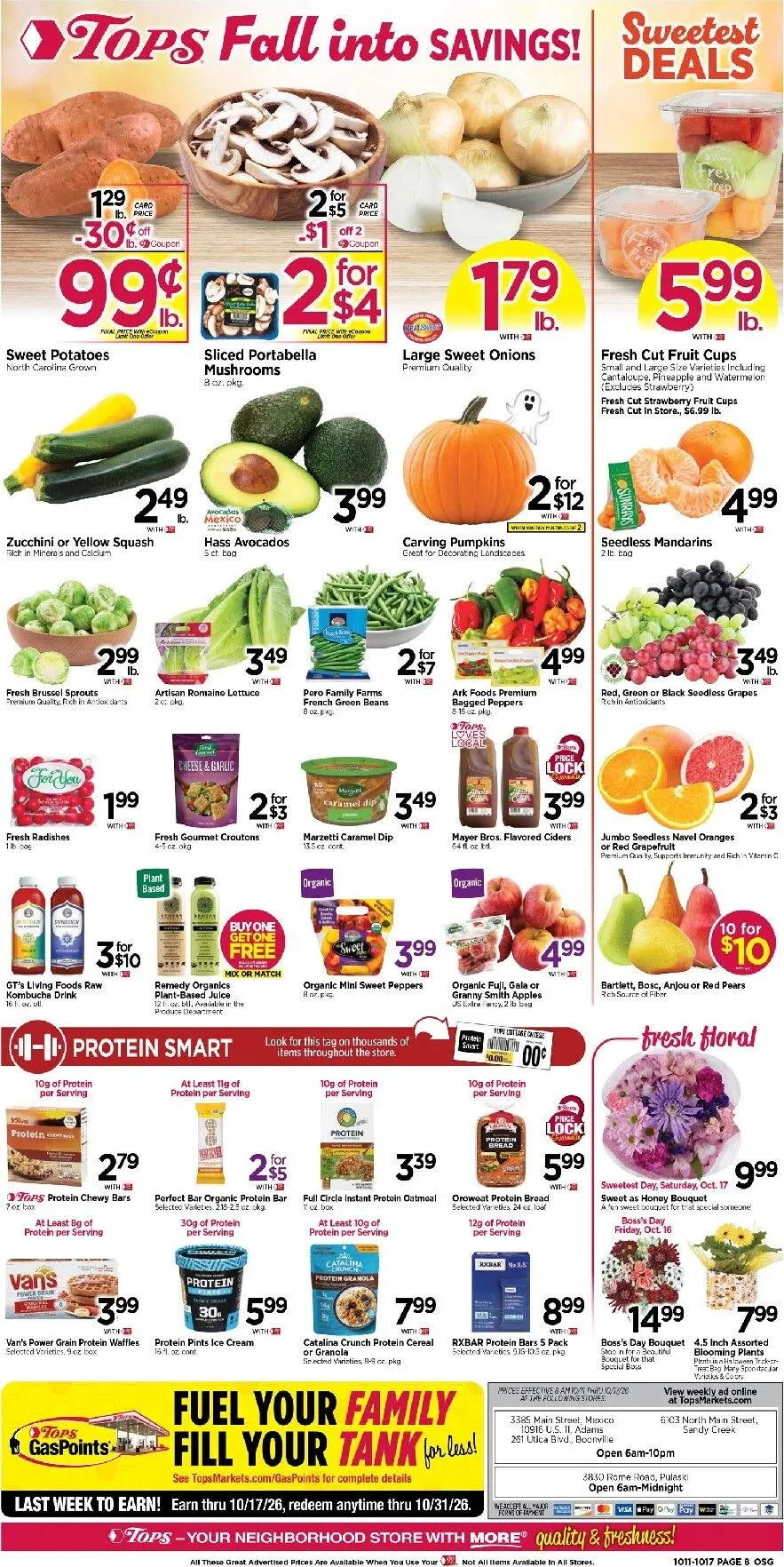 Weekly ad Current Tops Markets leaflet valid from Sunday 10/11/2026 to Saturday 10/17/2026 from October 11 to October 17 2026 - Page 8