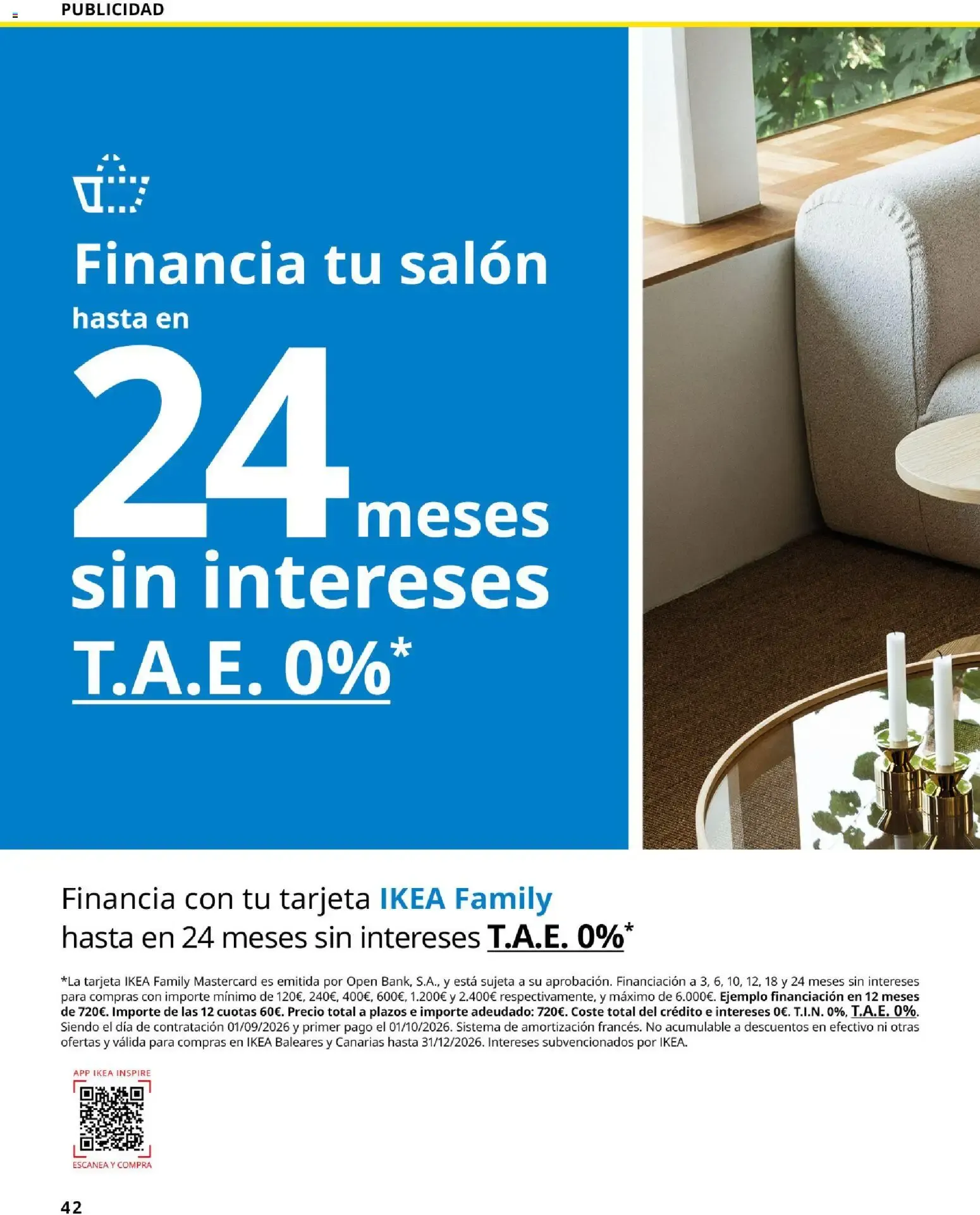 Catálogo de IKEA Salón 1 de septiembre al 31 de enero 2027 - Página 42