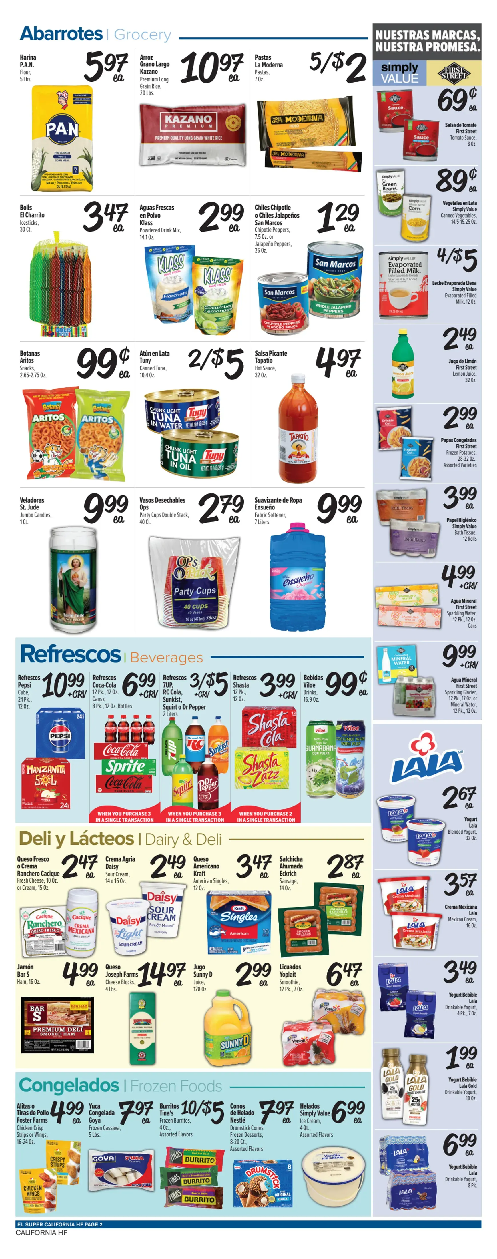 Weekly ad Current El Super leaflet valid from Wednesday 09/30/2026 to Tuesday 10/06/2026 from September 30 to October 6 2026 - Page 2
