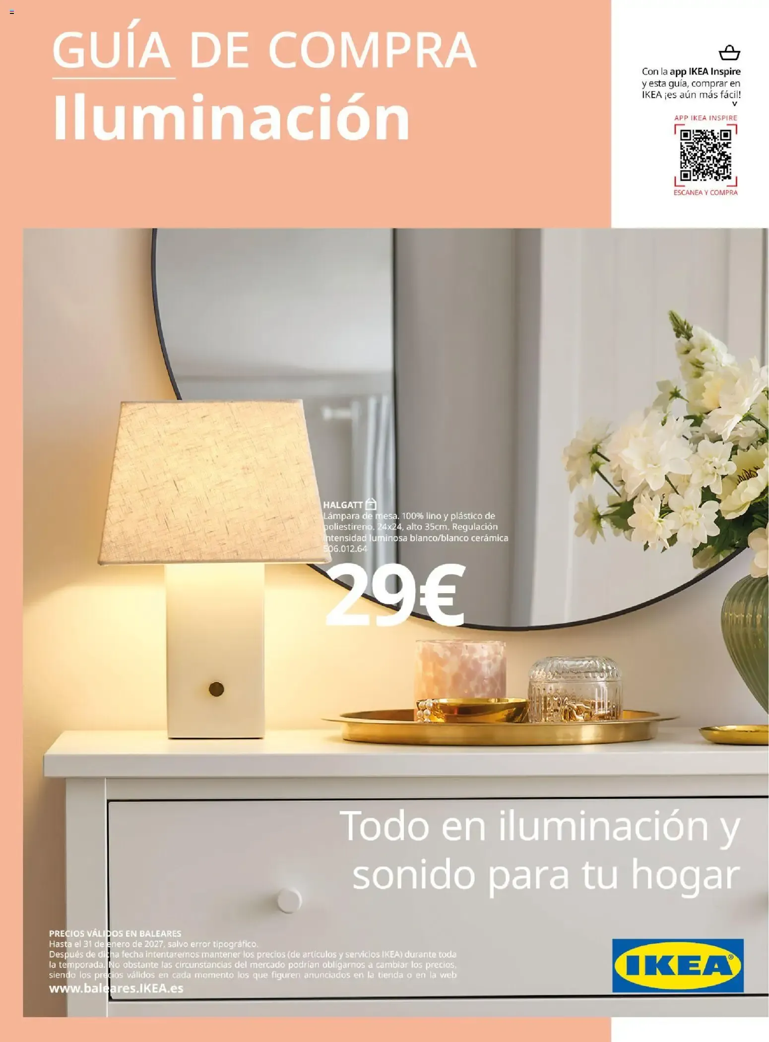 Catálogo de IKEA - Guía de Compra Iluminación y Sonido para tu Hogar 29 de septiembre al 31 de enero 2027 - Página 1