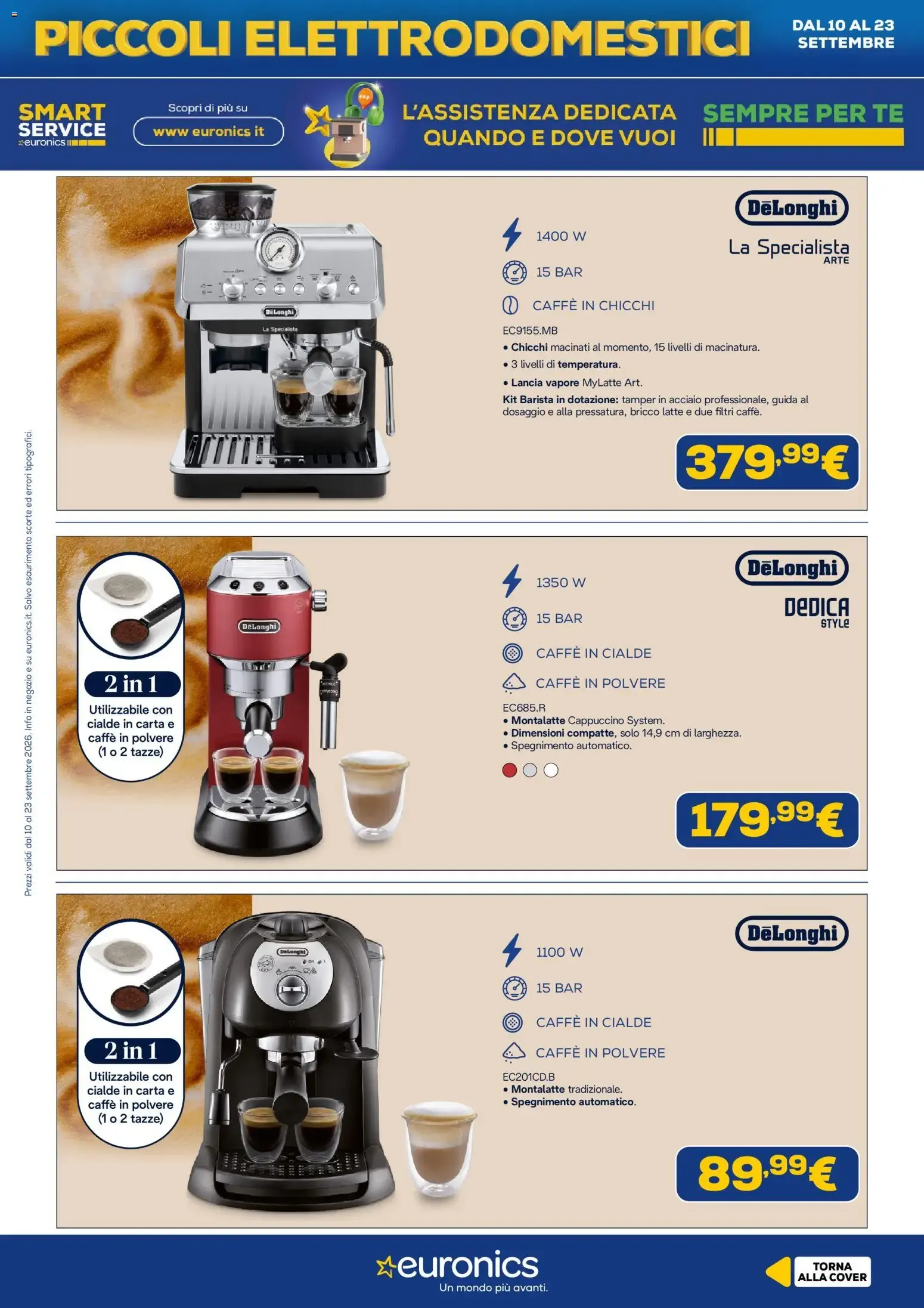 Nuovo Euronics volantino Piccoli Elettrodomestici dal 10/09/2026 > offerte anteprima 🛍️ da 10 settembre a 23 settembre di 2026 - Pagina del volantino 6