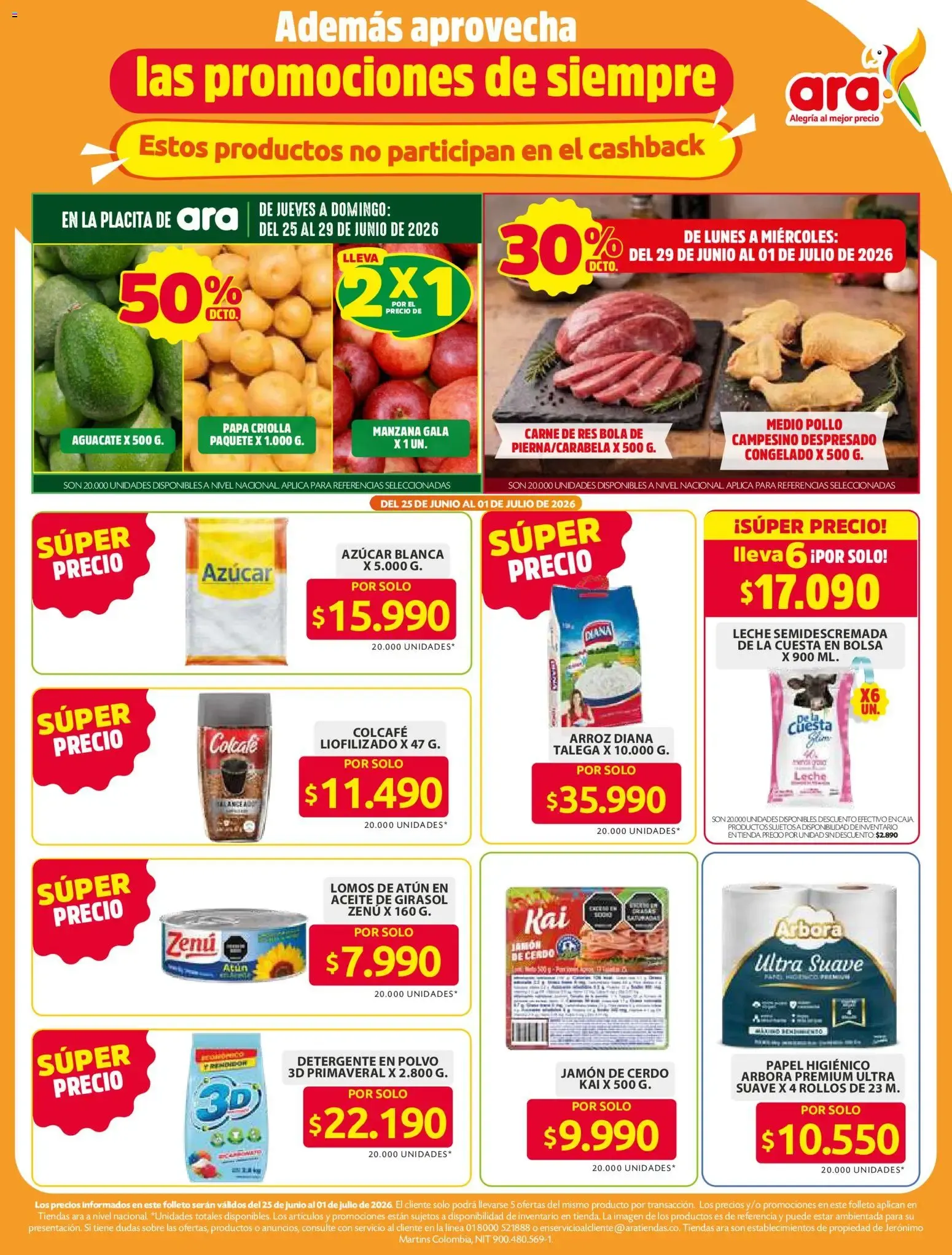 Catalogo de Ara catálogo un aniversario de talla mundial desde el 11/06/2026 > Revistas Junio 11 de junio al 8 de julio 2026 - Pag 20