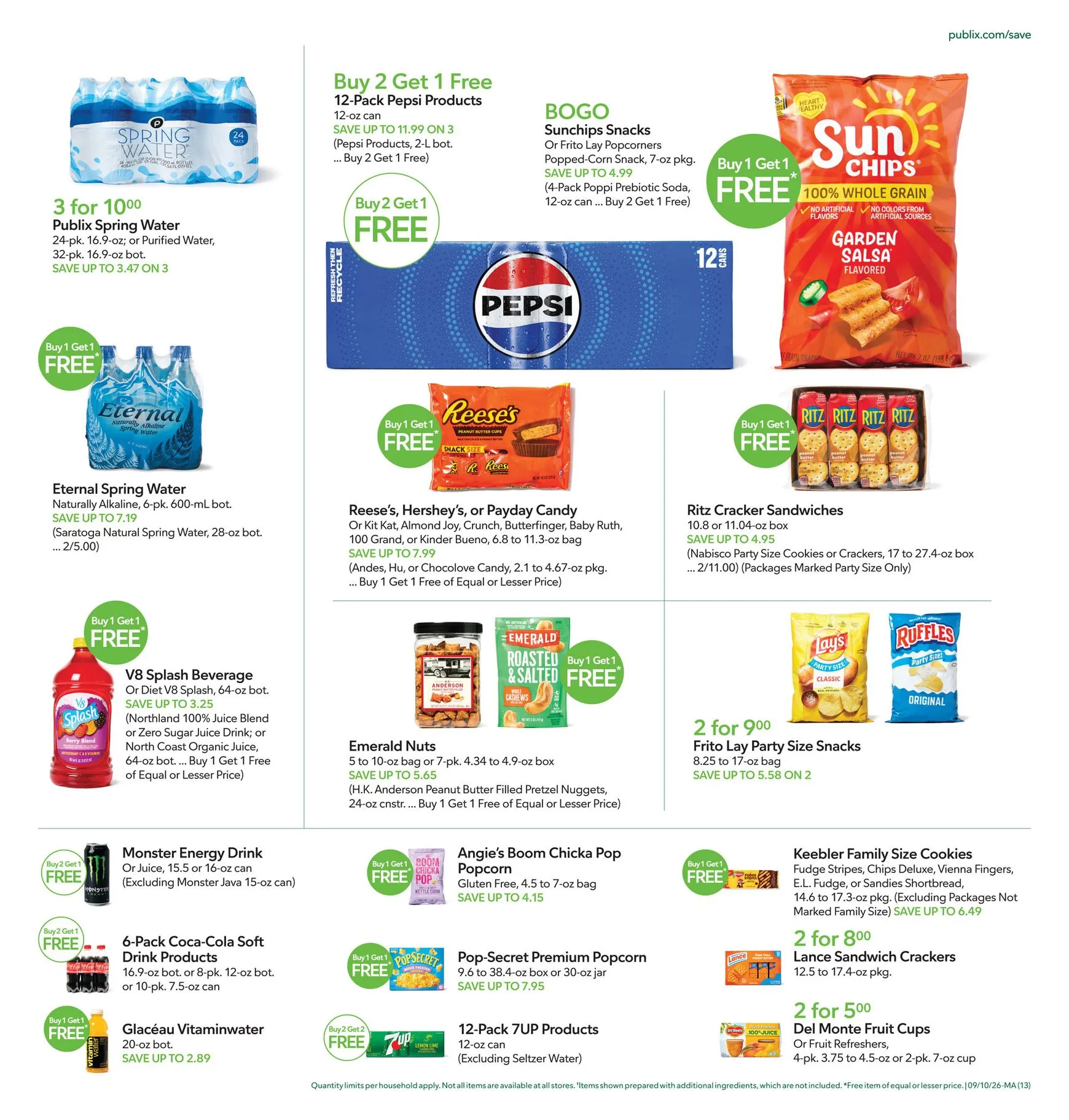 Weekly ad Kick off your cravings. Enjoy savings on game day must-haves. from September 10 to September 16 2026 - Page 13