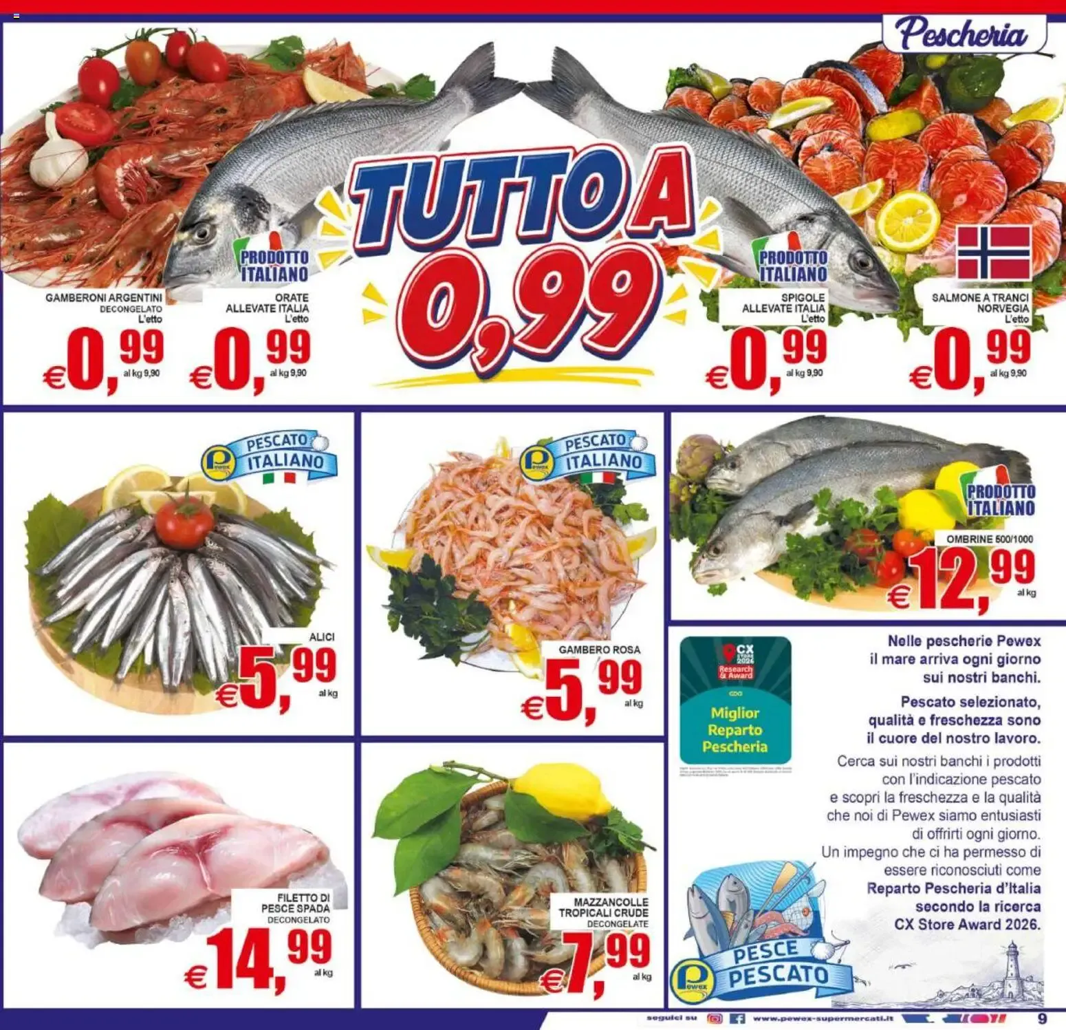 Ultramercato - Tutto a 0,99€ da 31 luglio a 11 agosto di 2026 - Pagina del volantino 9